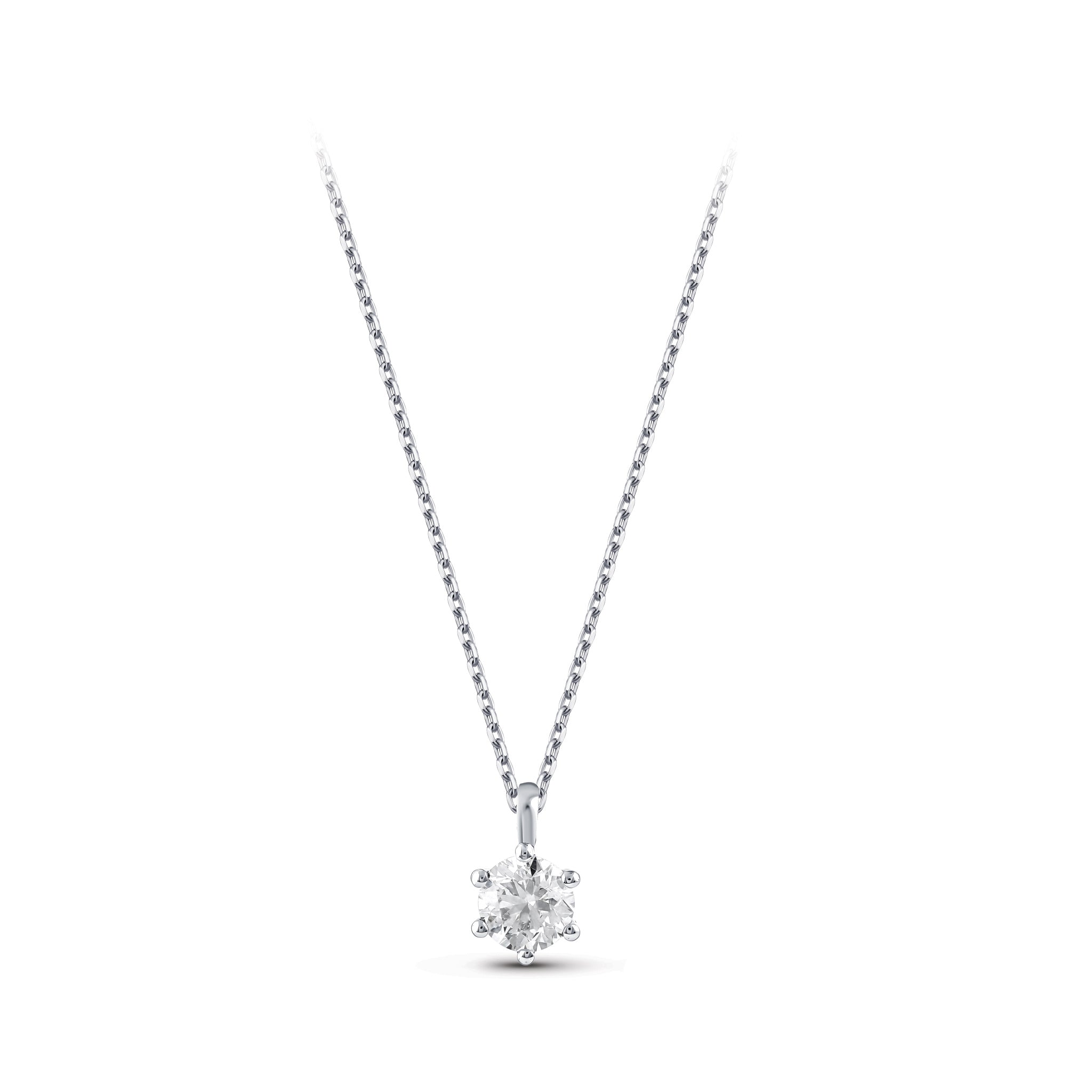 Diamond Solitaire Necklace