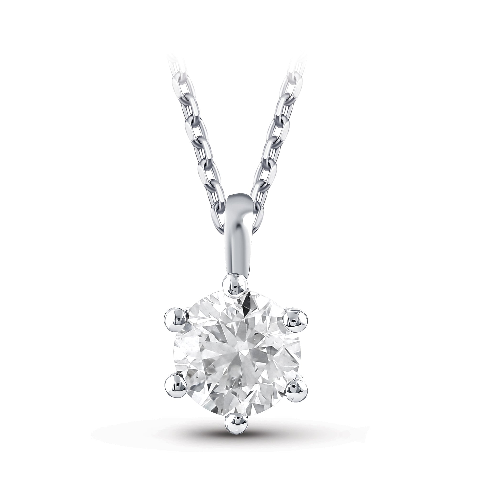Diamond Solitaire Necklace