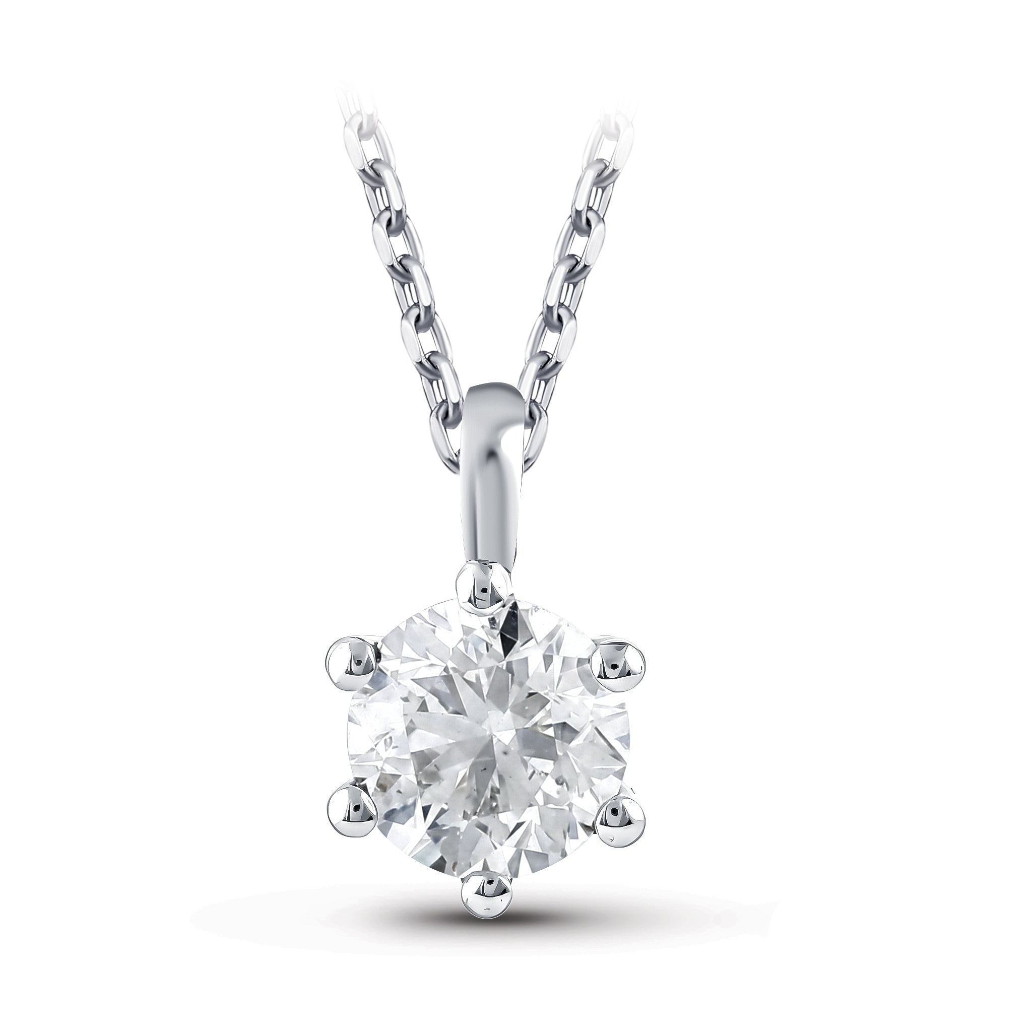 Diamond Solitaire Necklace