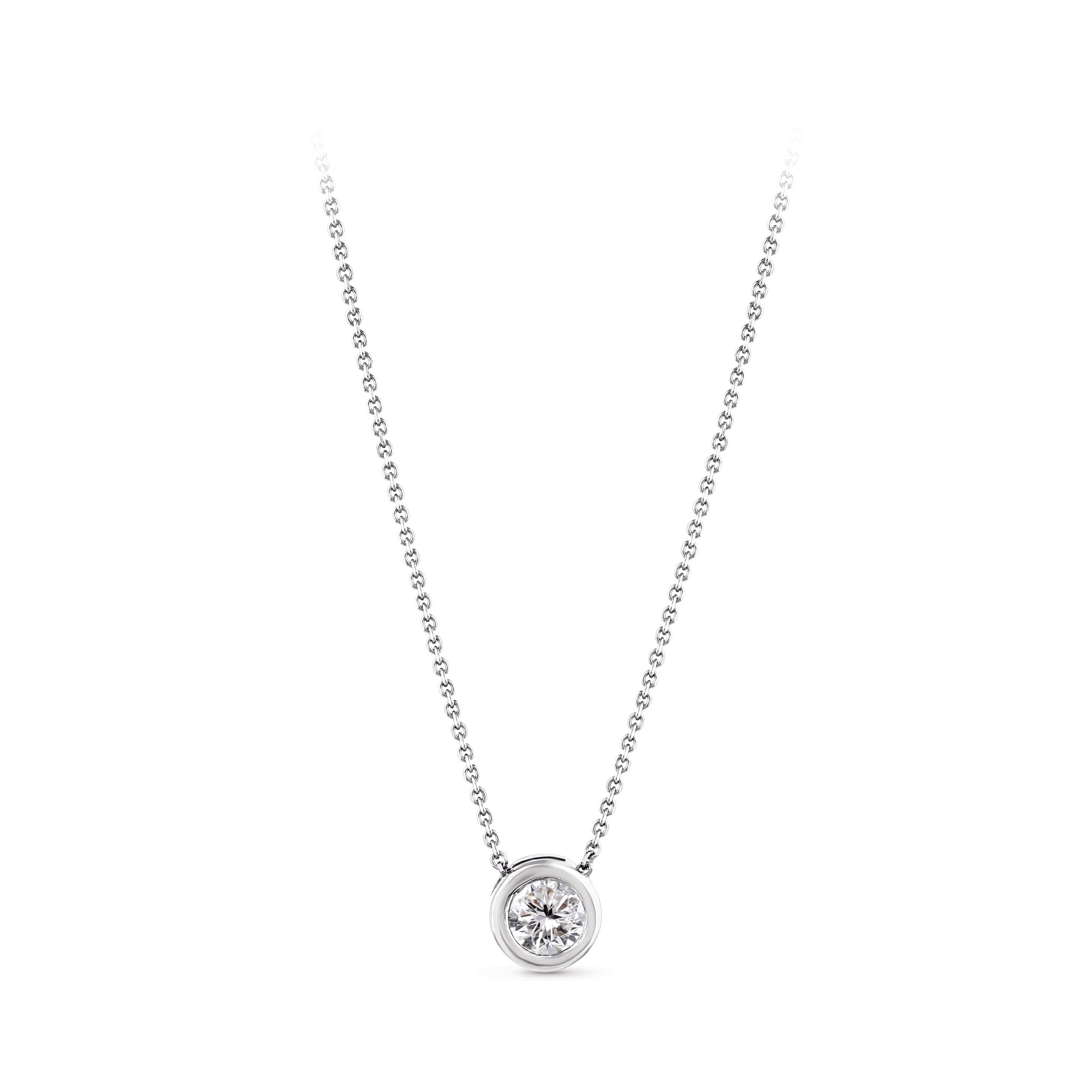 Solitaire Diamond Necklace