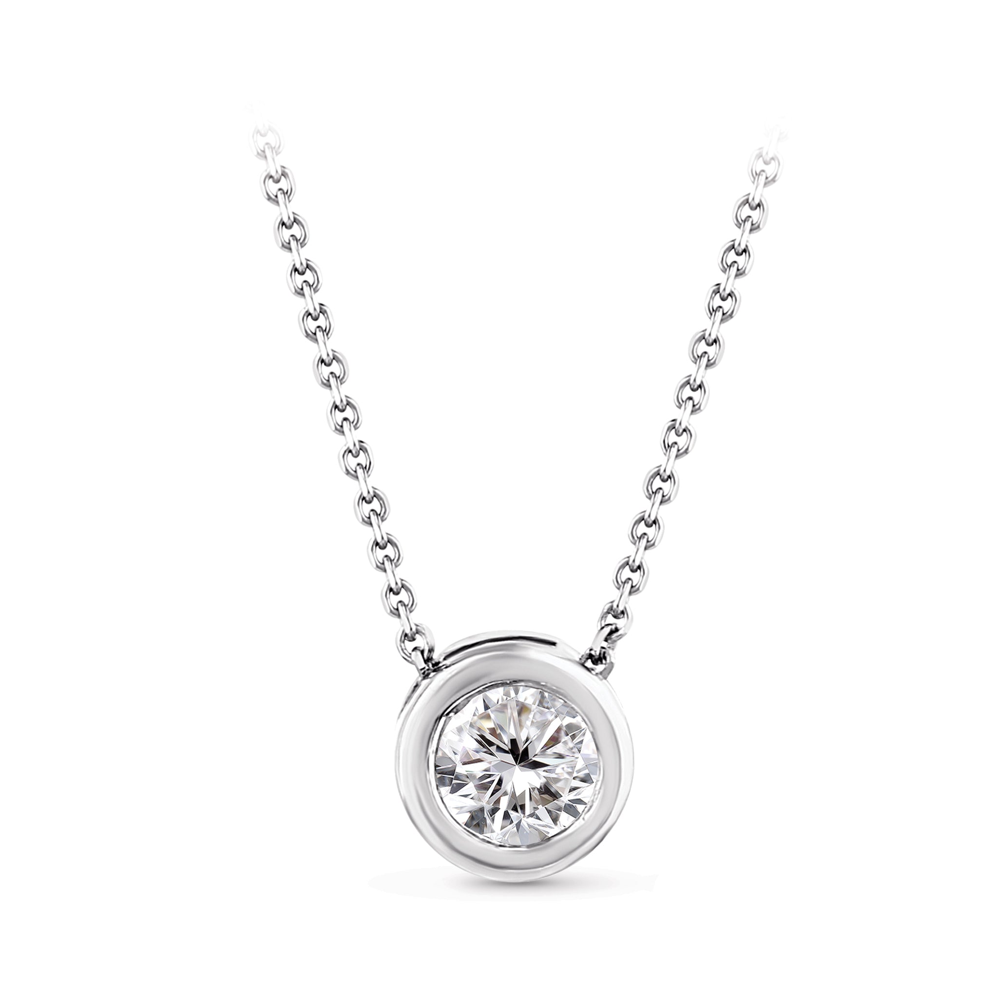 Solitaire Diamond Necklace