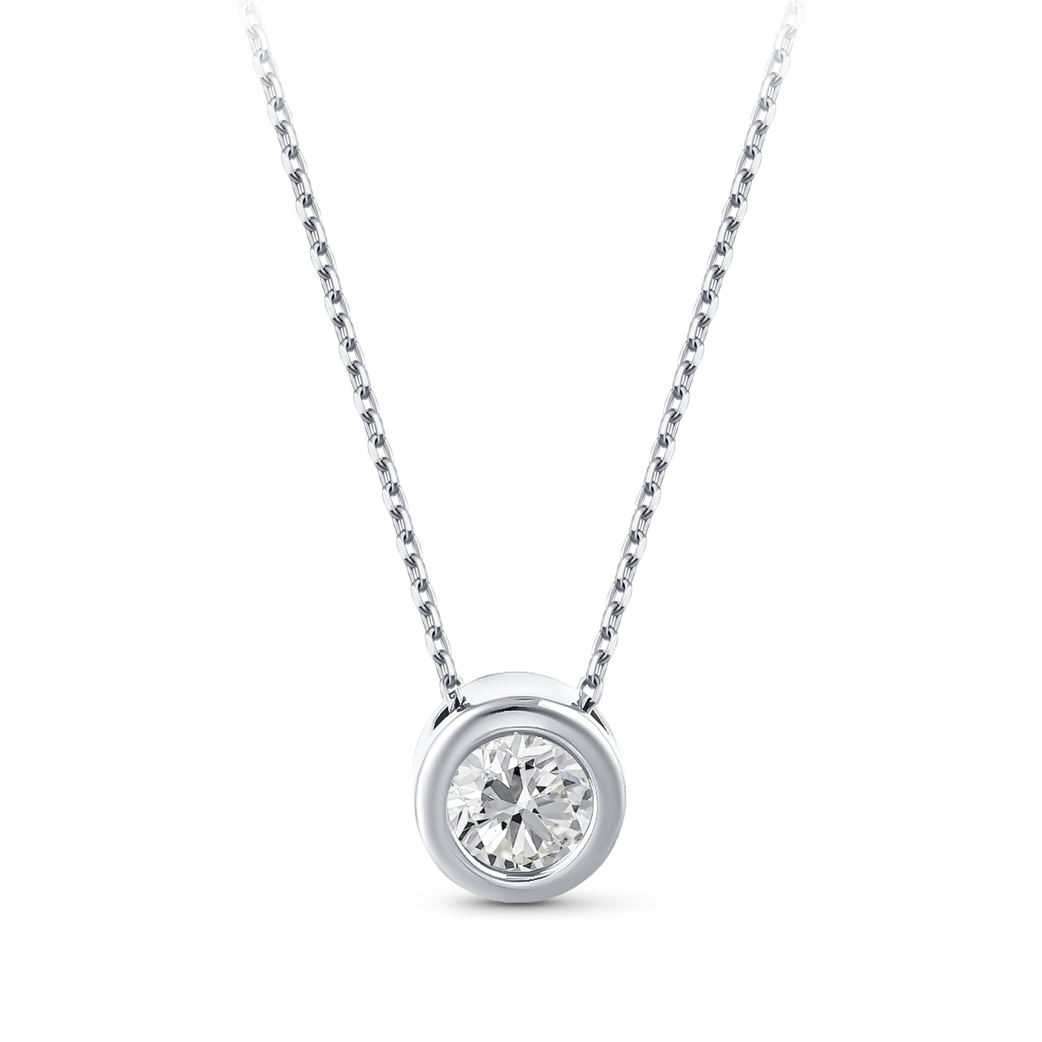 Solitaire Diamond Necklace