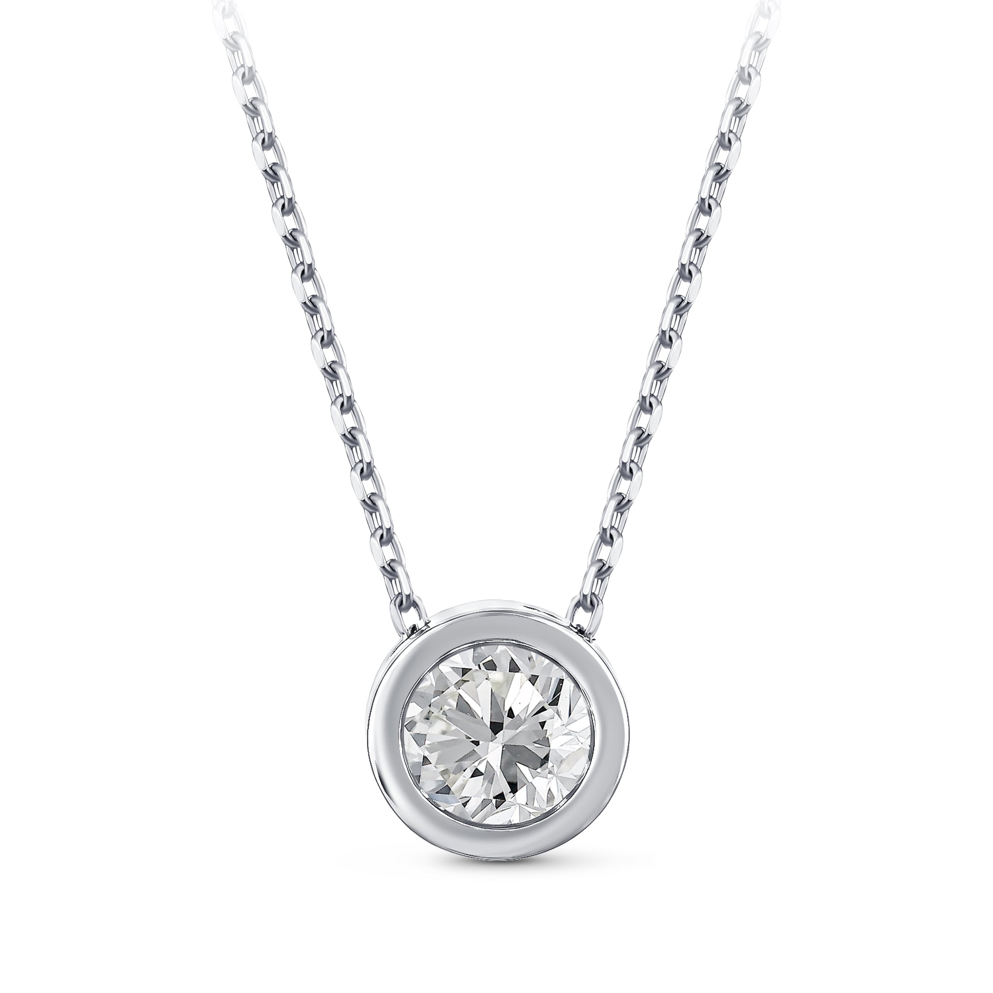 Solitaire Diamond Necklace