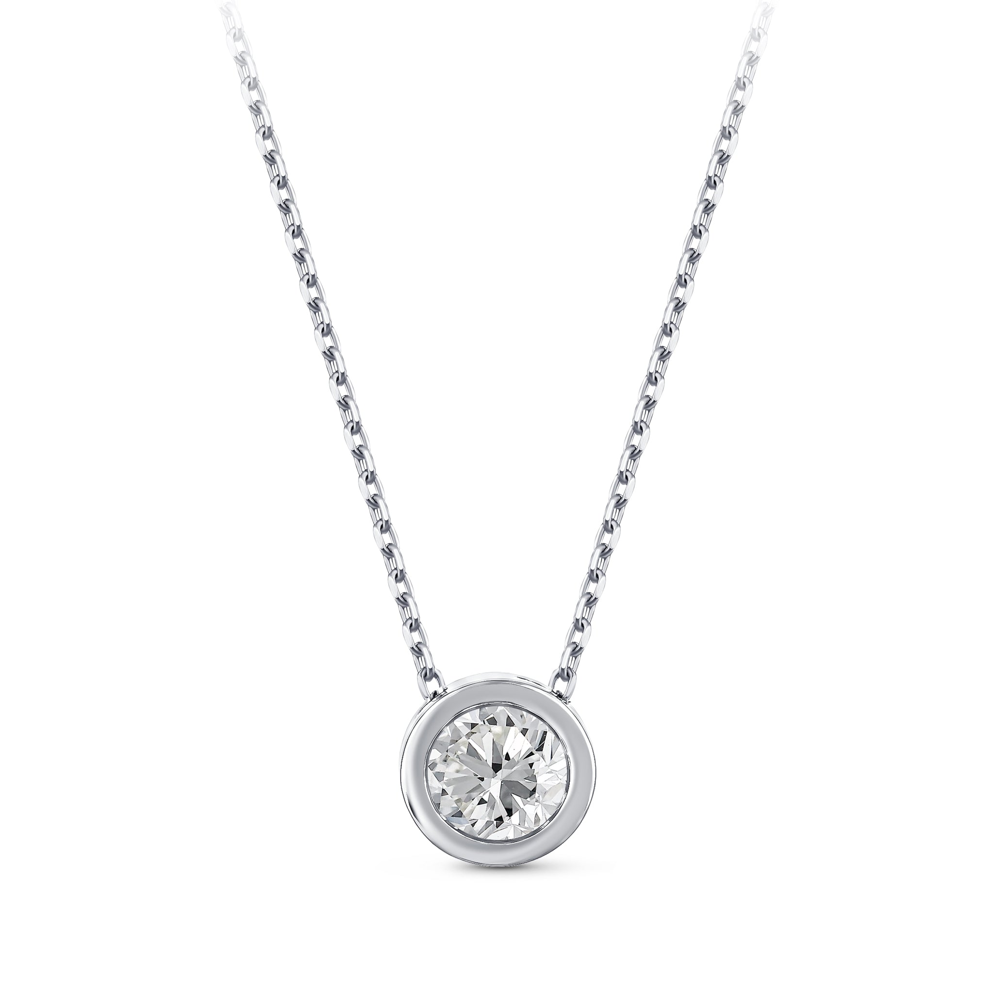 Solitaire Diamond Necklace