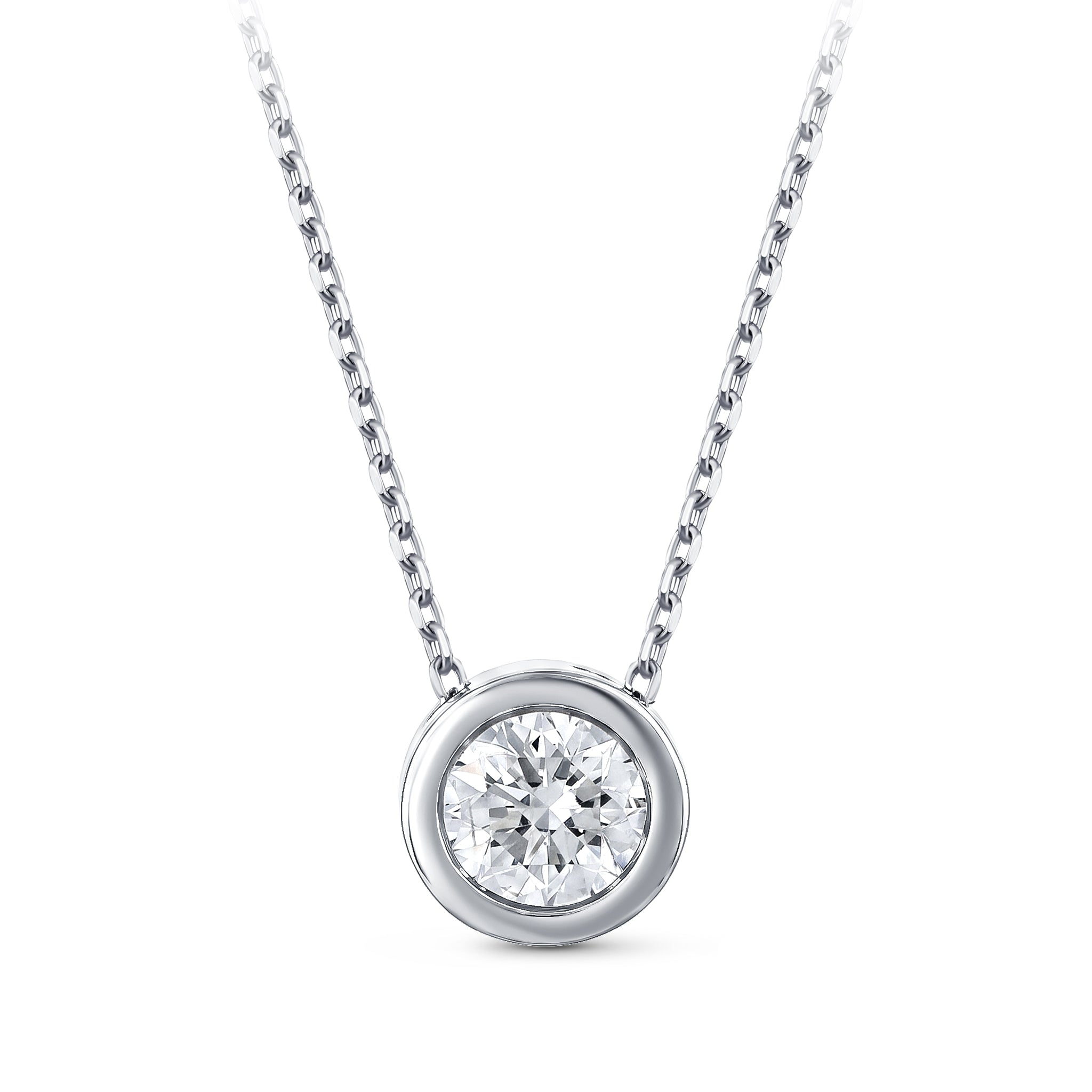 Solitaire Diamond Necklace