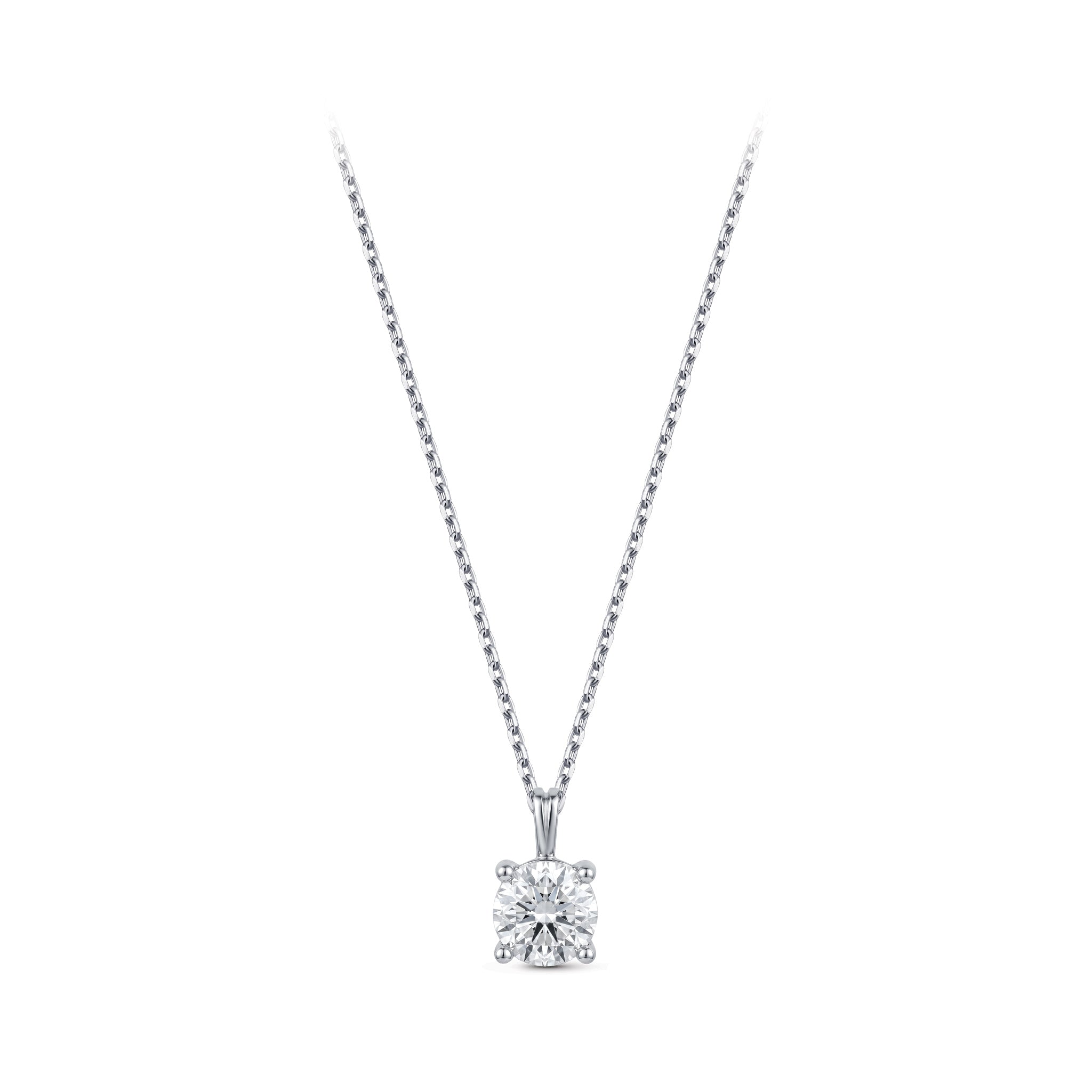 Diamond Solitaire Necklace