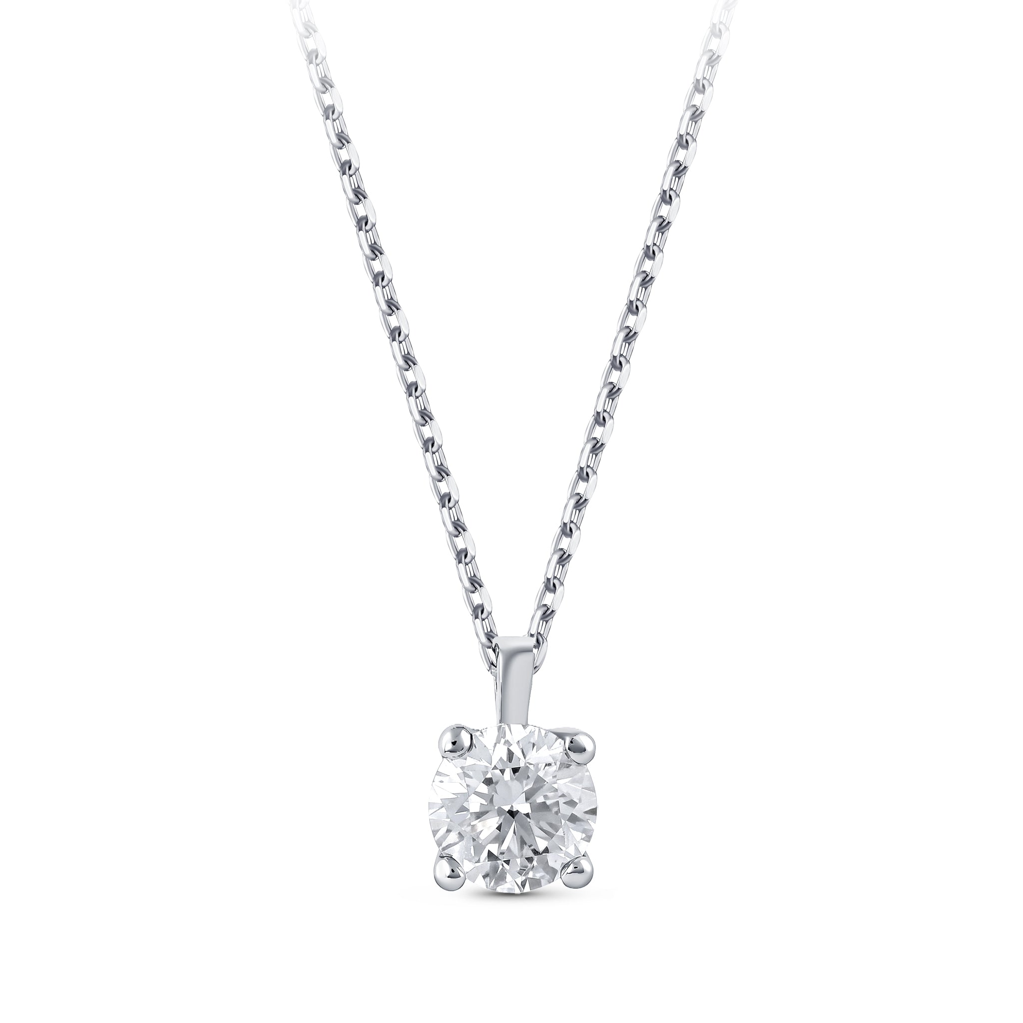 Solitaire Diamond Necklace