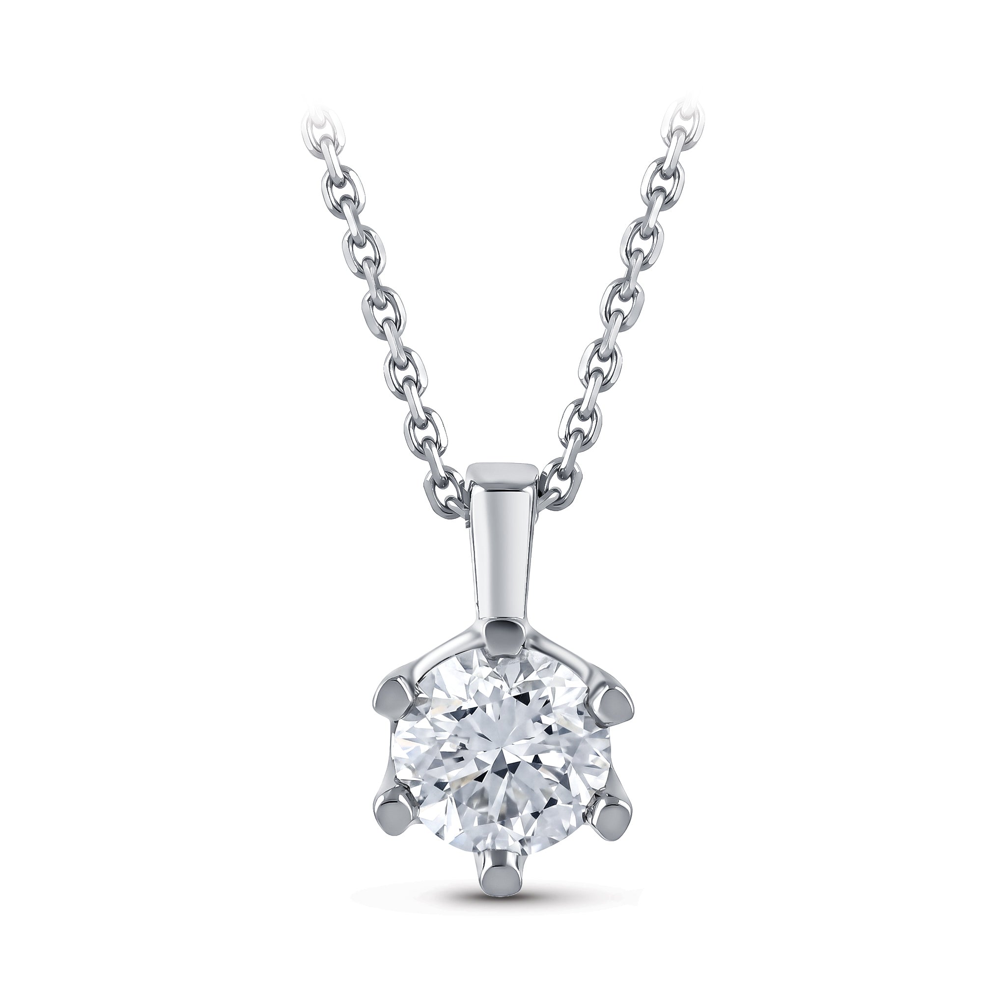 Diamond Solitaire Necklace