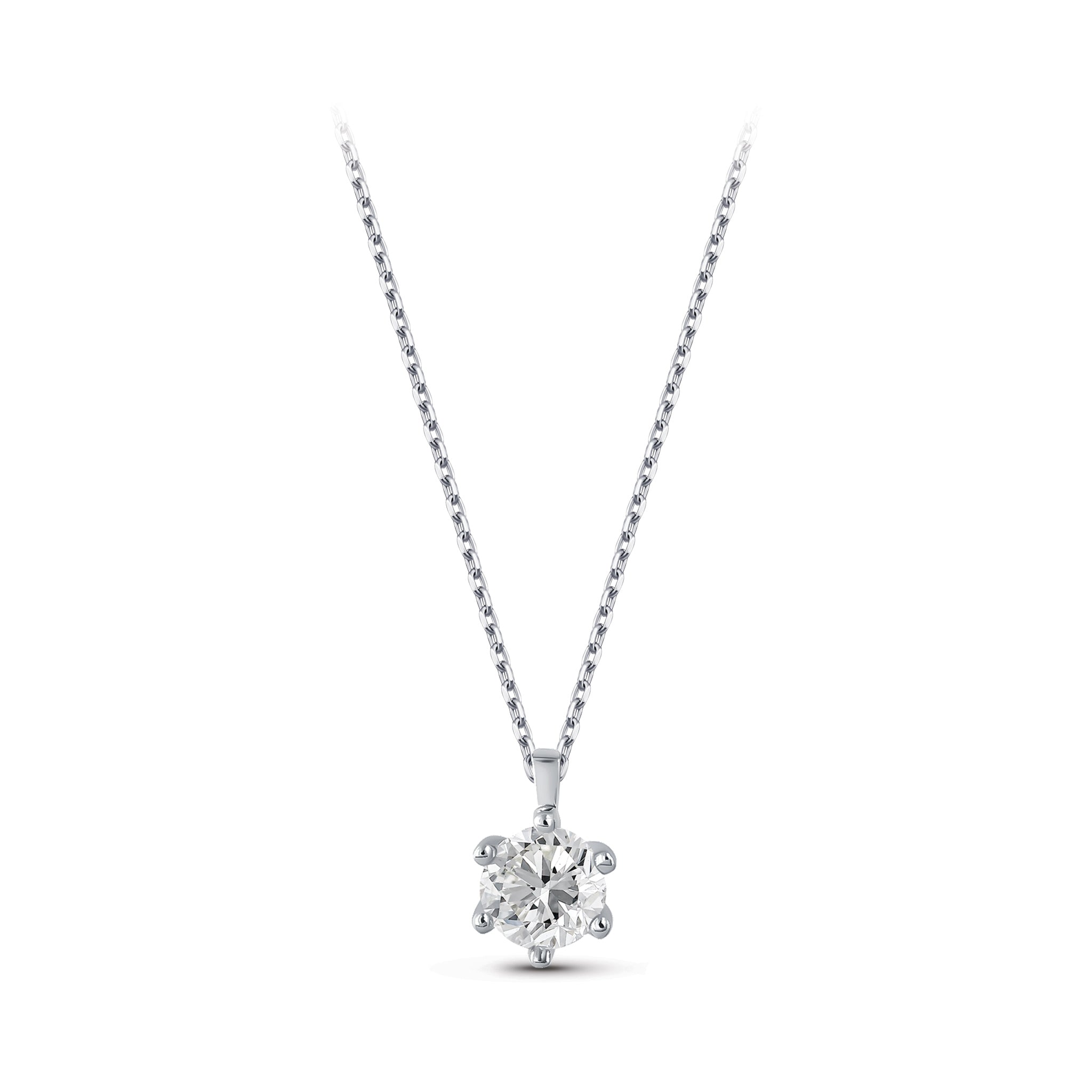 Diamond Solitaire Necklace