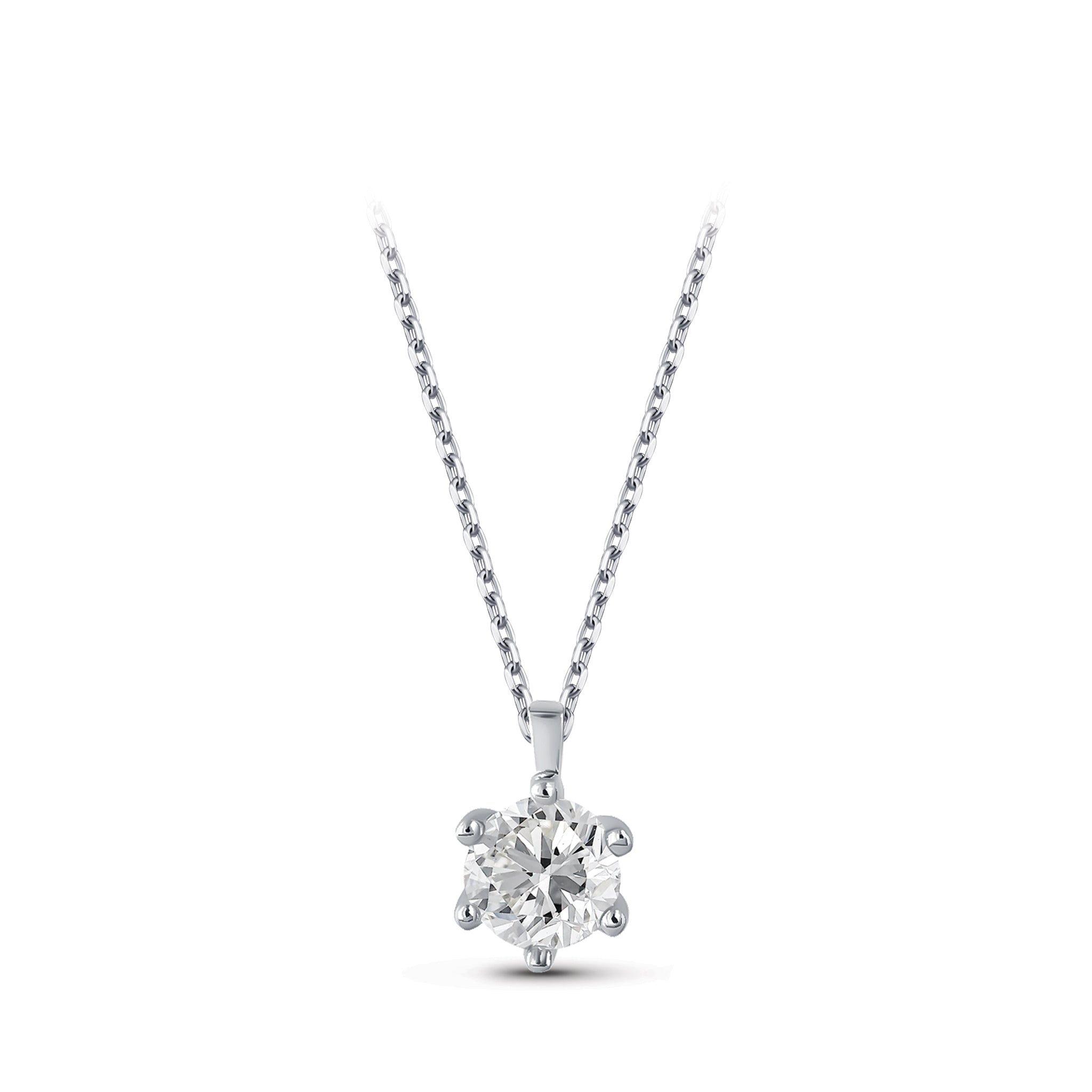 Diamond Solitaire Necklace