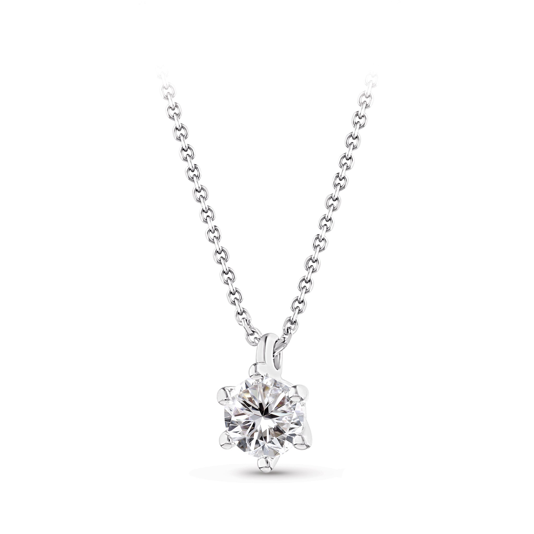 Solitaire Diamond Necklace