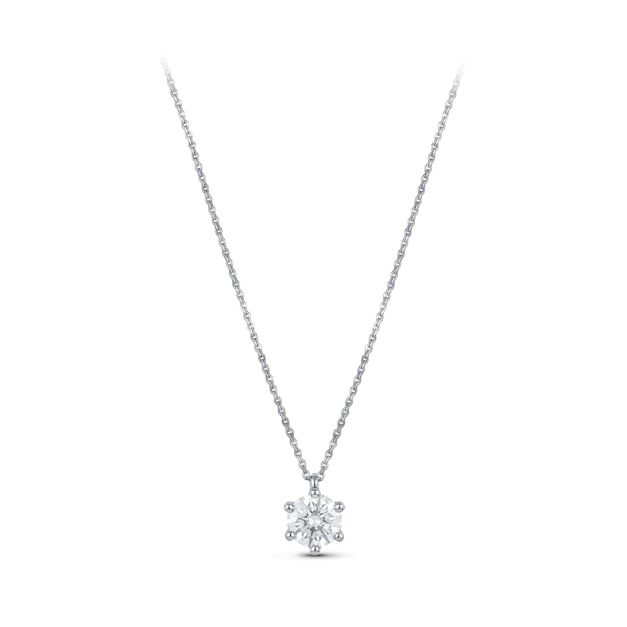 Diamond Solitaire Necklace
