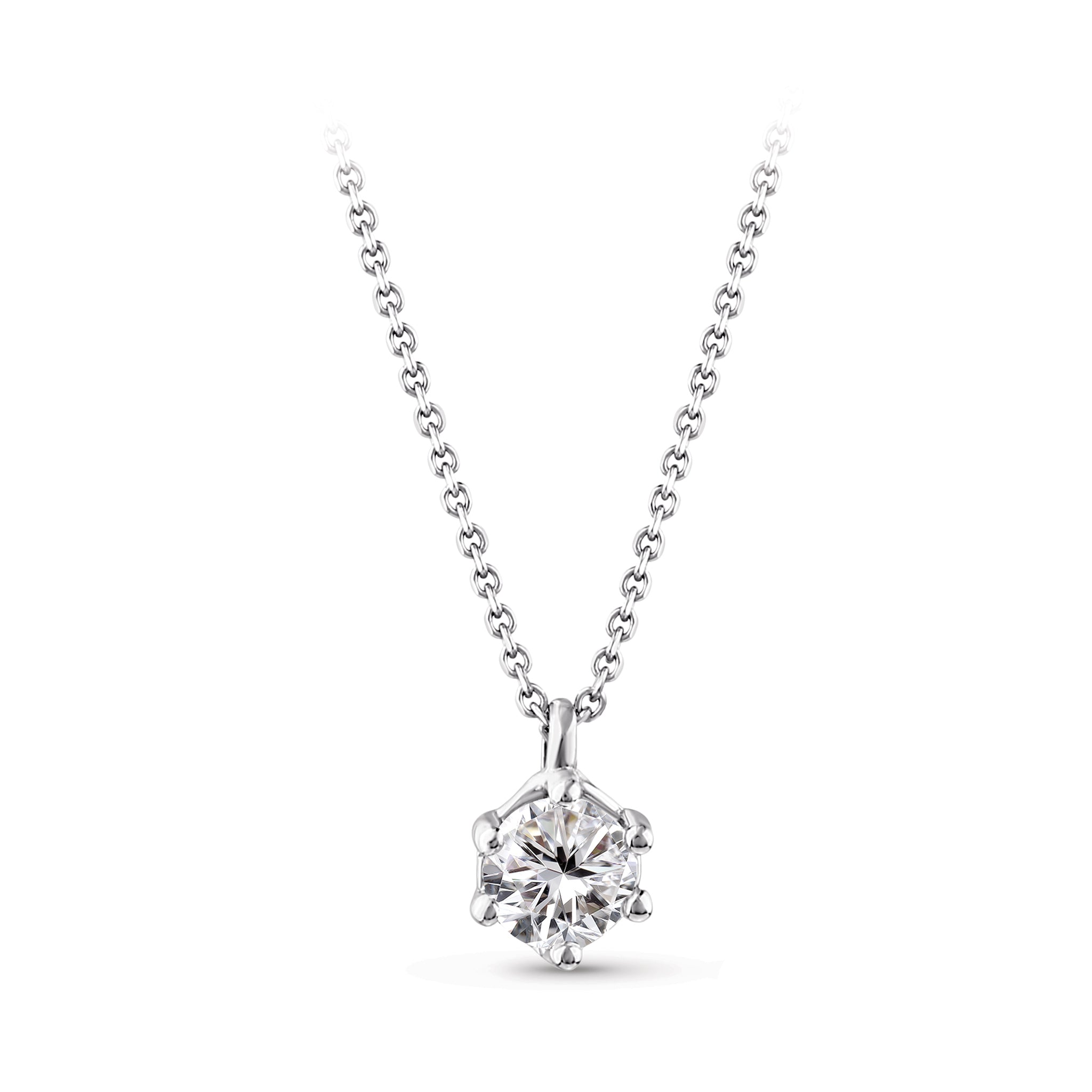 Solitaire Diamond Necklace