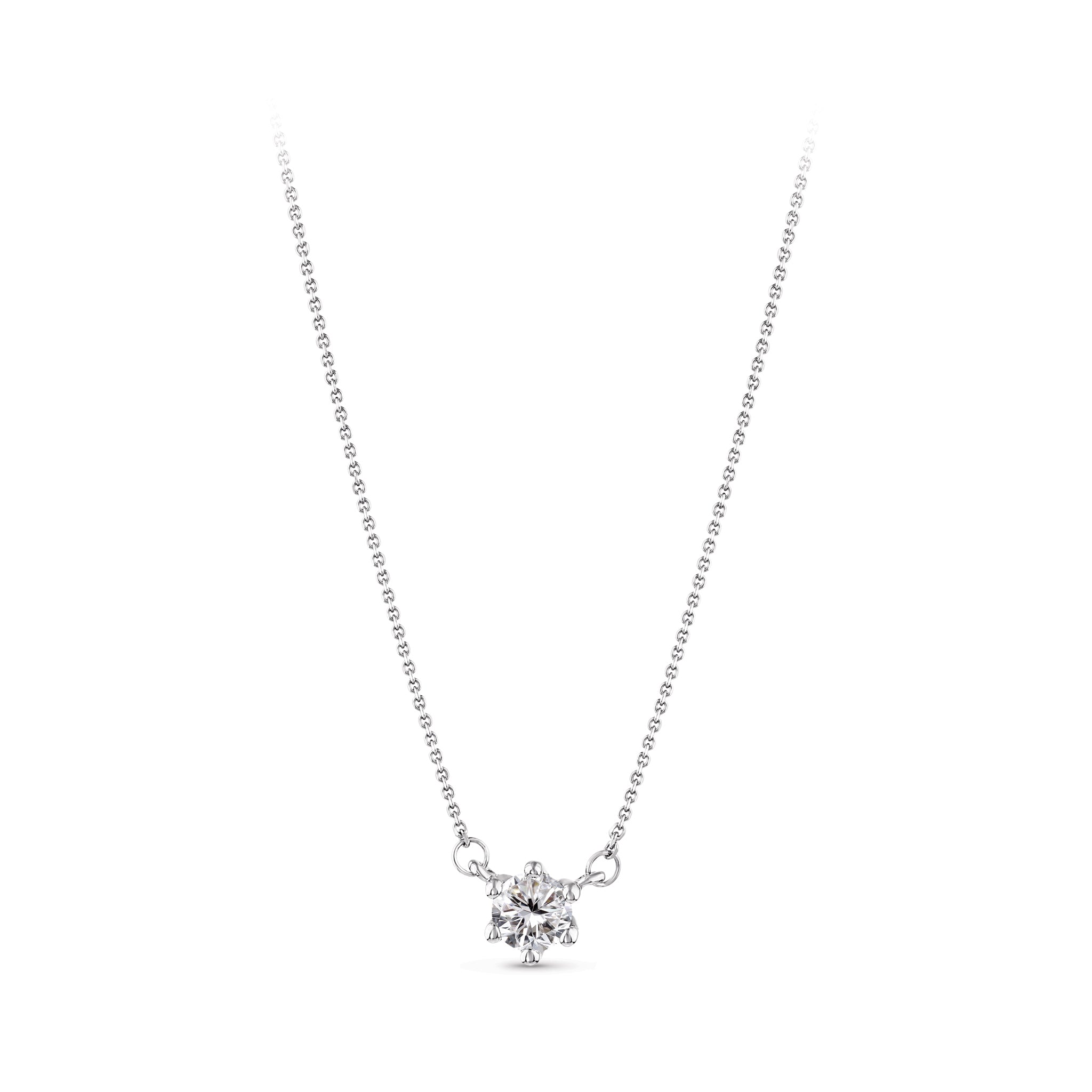 Solitaire Diamond Necklace