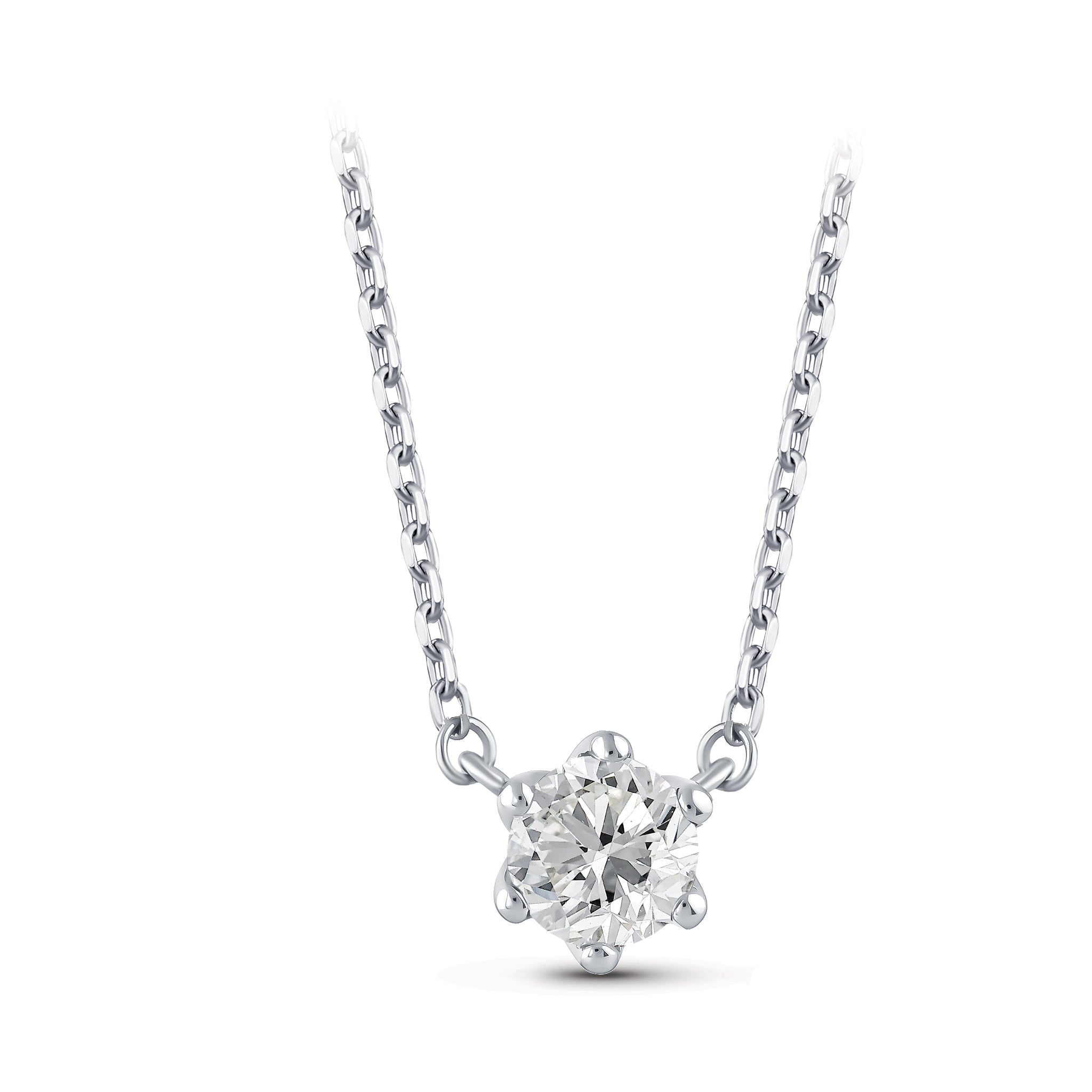 Diamond Solitaire Necklace