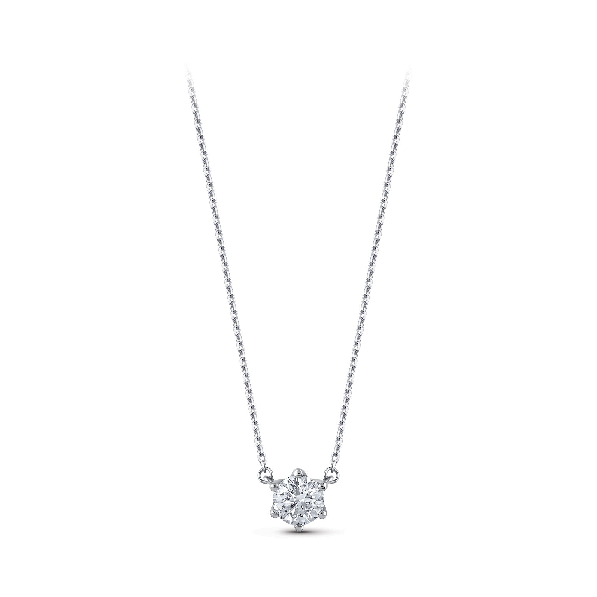 Diamond Solitaire Necklace