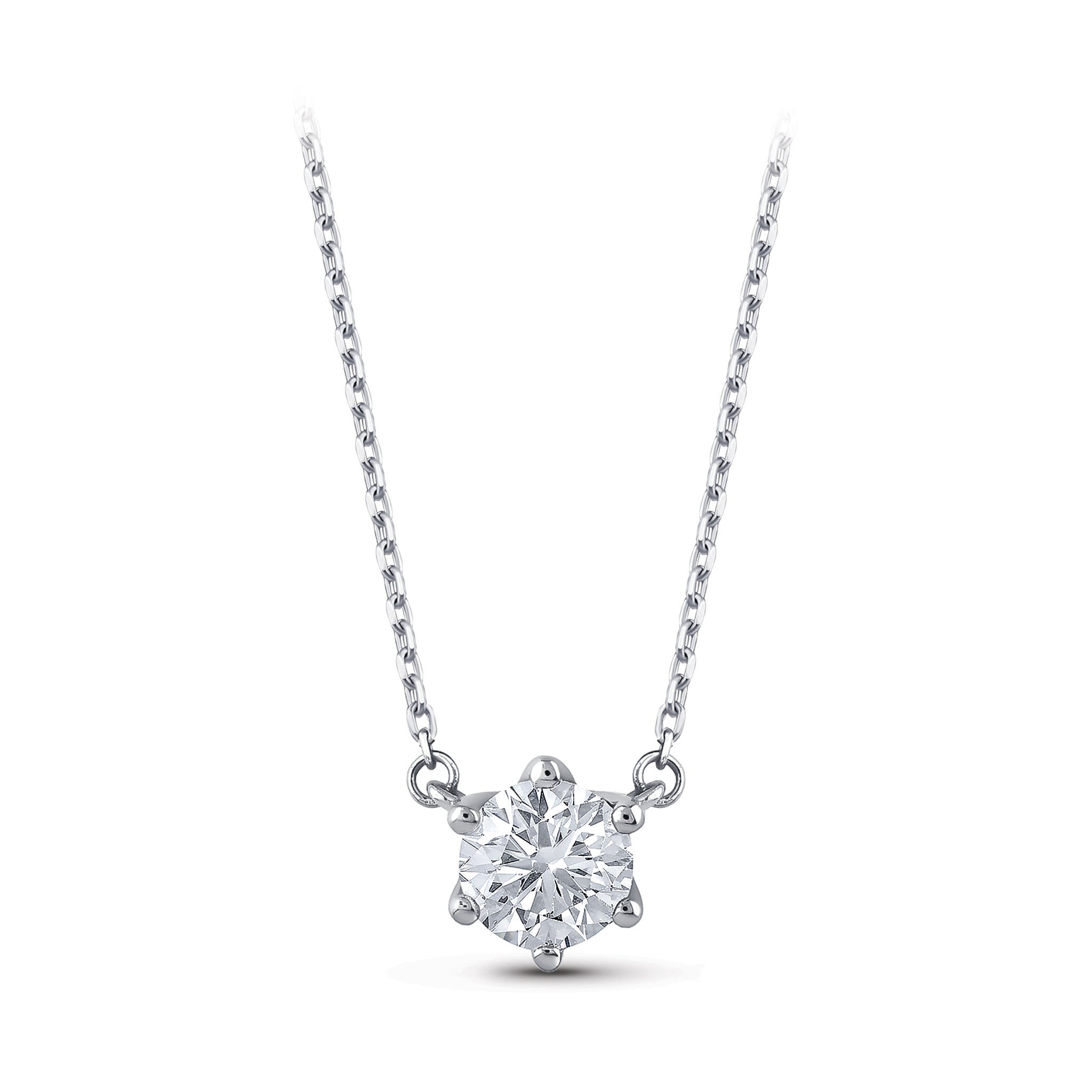 Diamond Solitaire Necklace