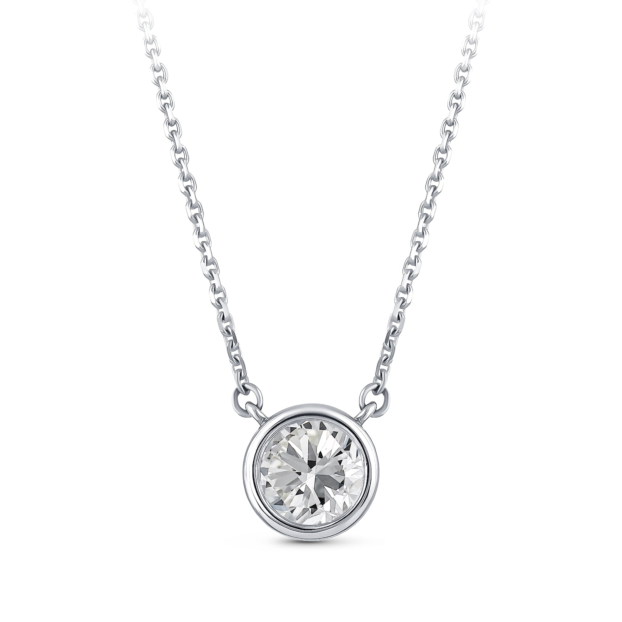 Solitaire Diamond Necklace