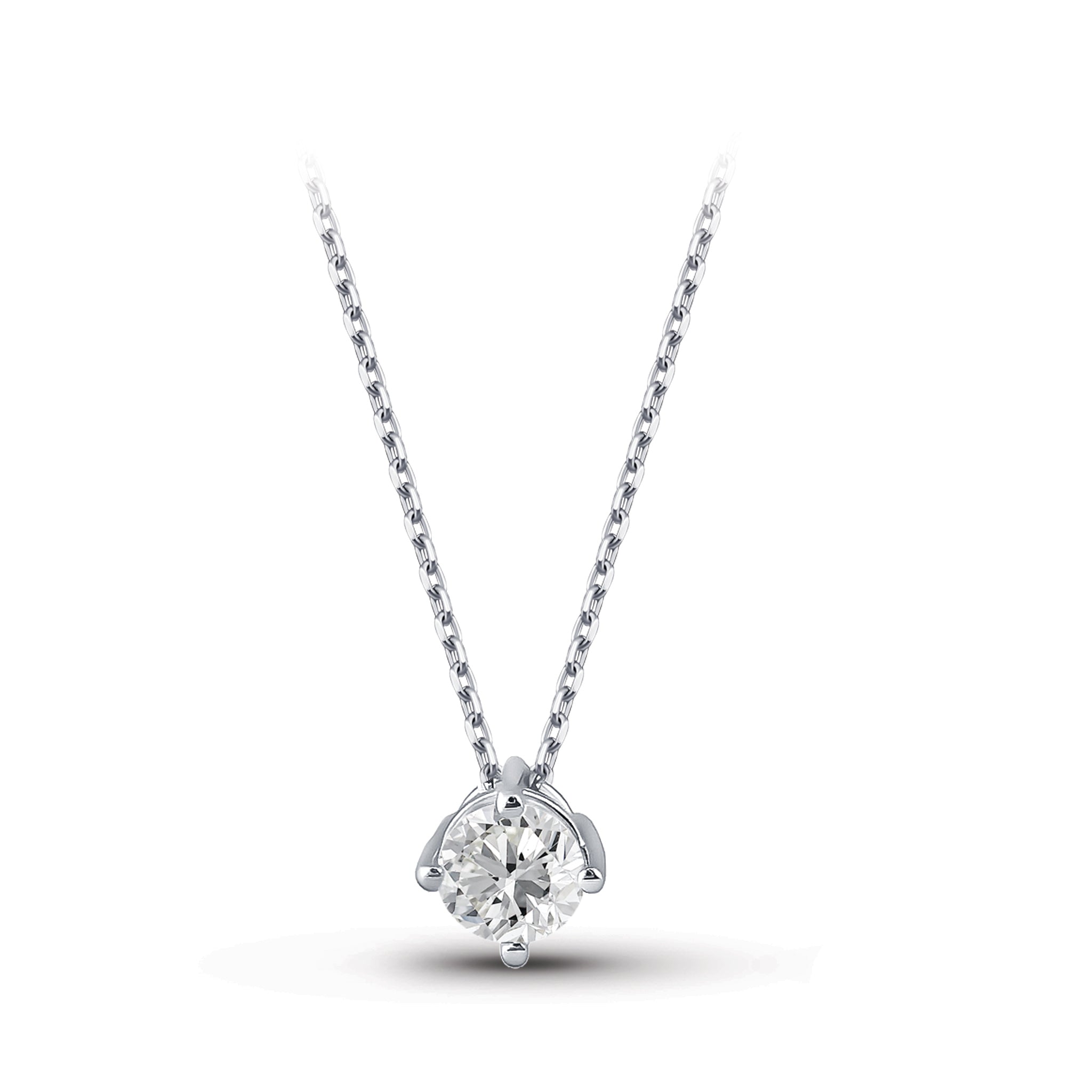 Diamond Solitaire Necklace
