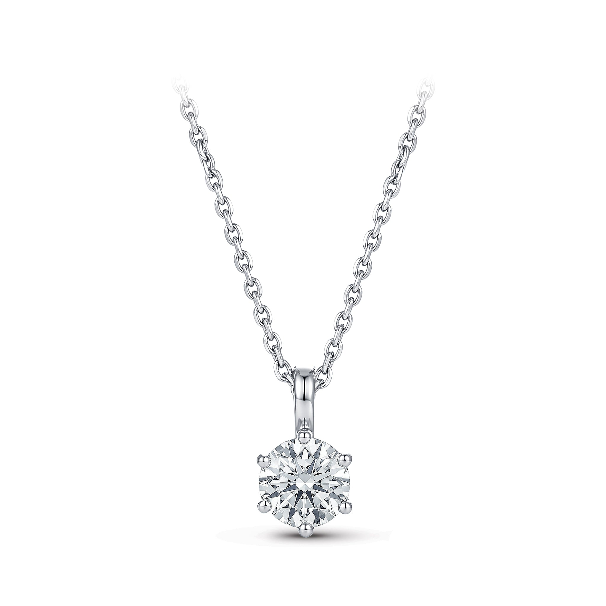 Diamond Solitaire Necklace
