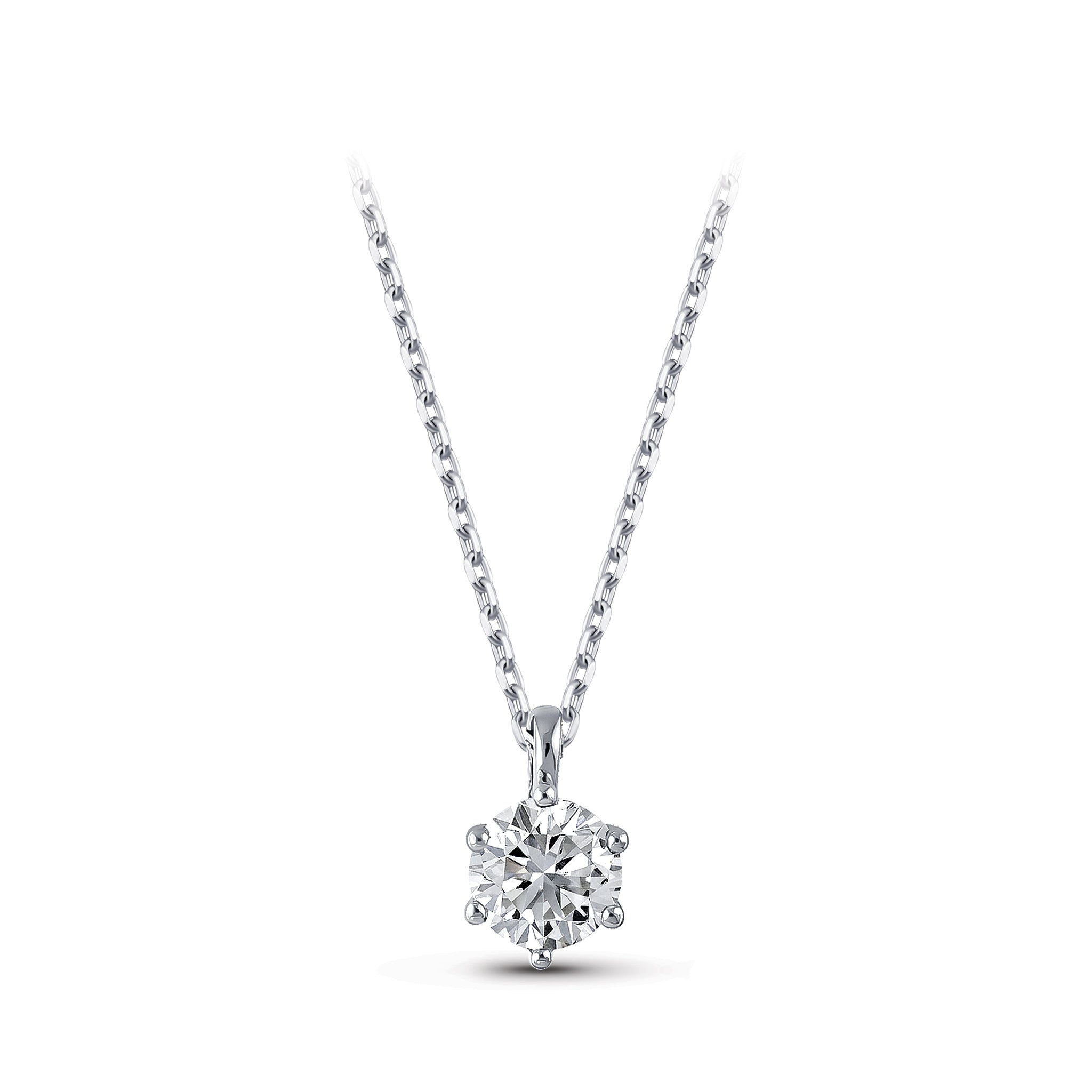 Diamond Solitaire Necklace