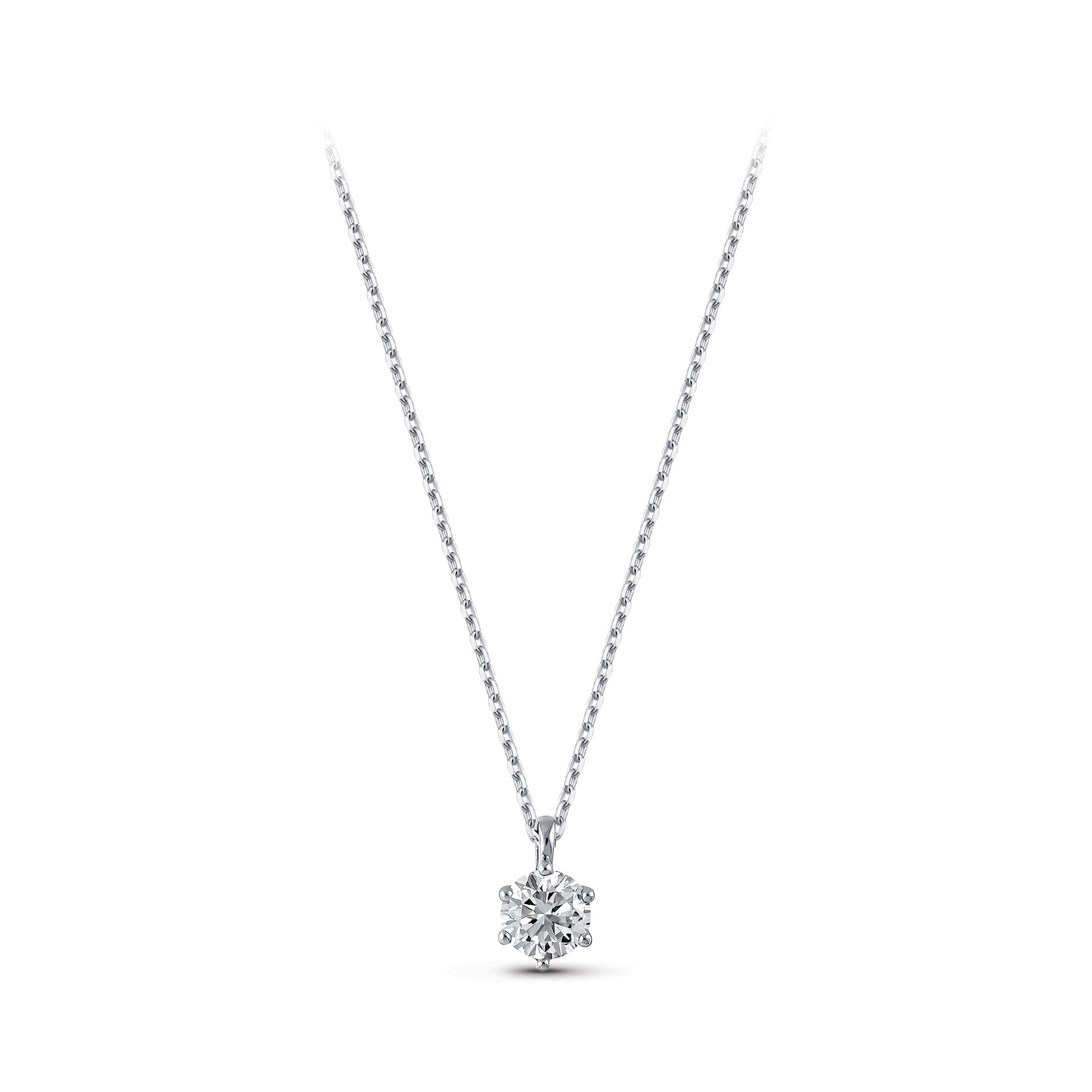 Diamond Solitaire Necklace