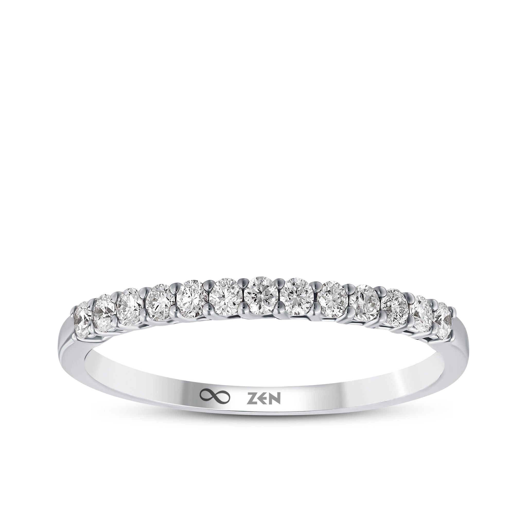 Diamond Half Eternity Ring