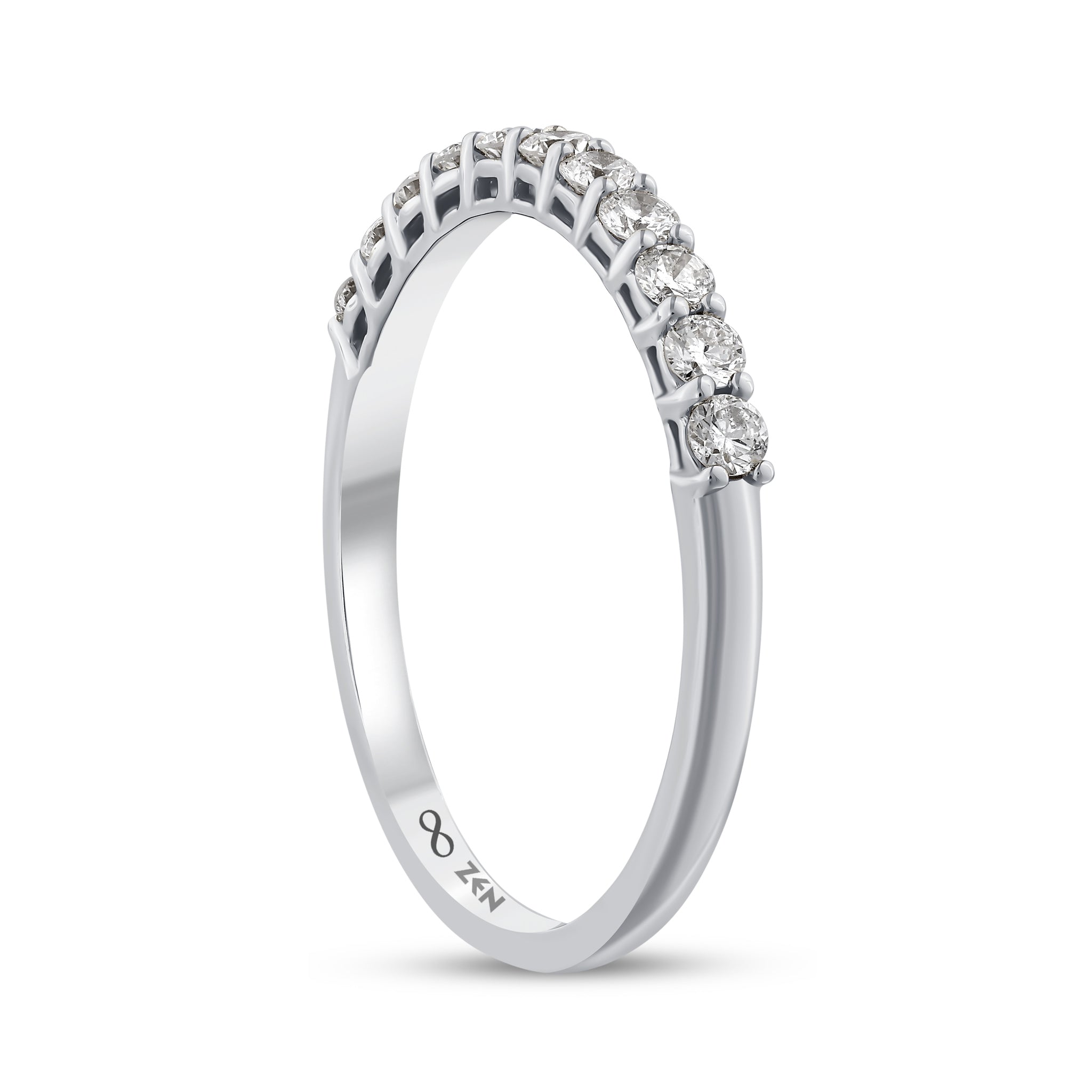 Diamond Half Eternity Ring