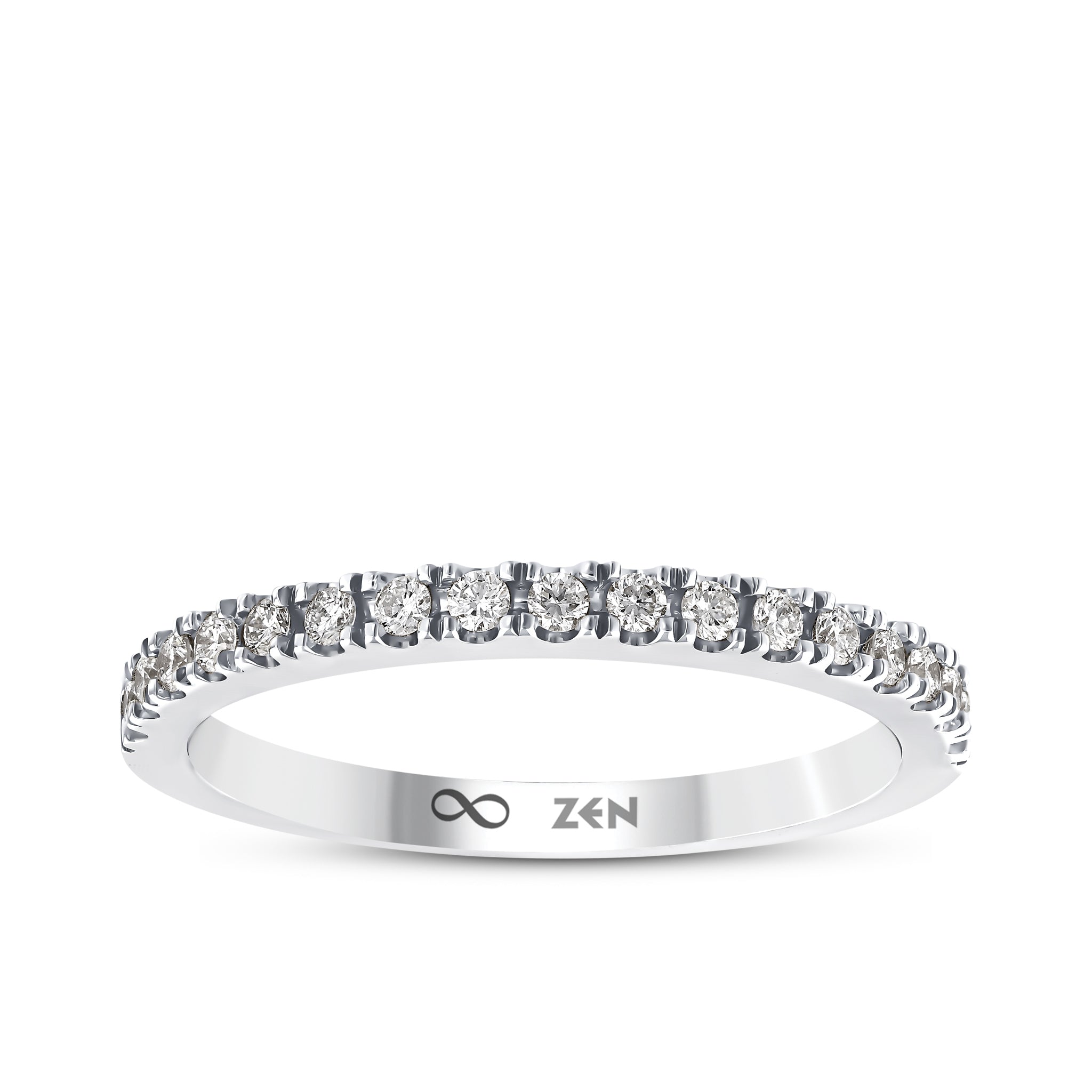 Diamond Half Eternity Ring