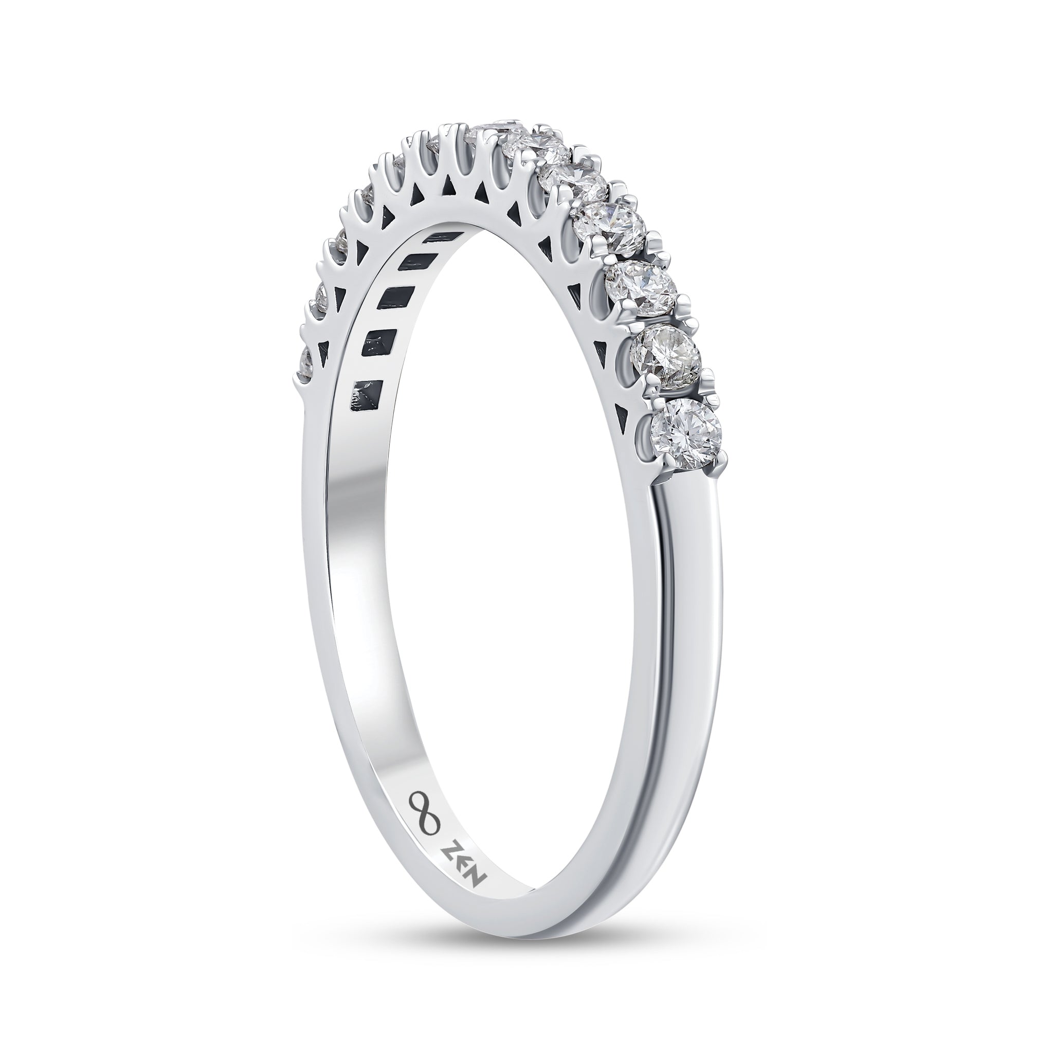 Diamond Half Eternity Ring