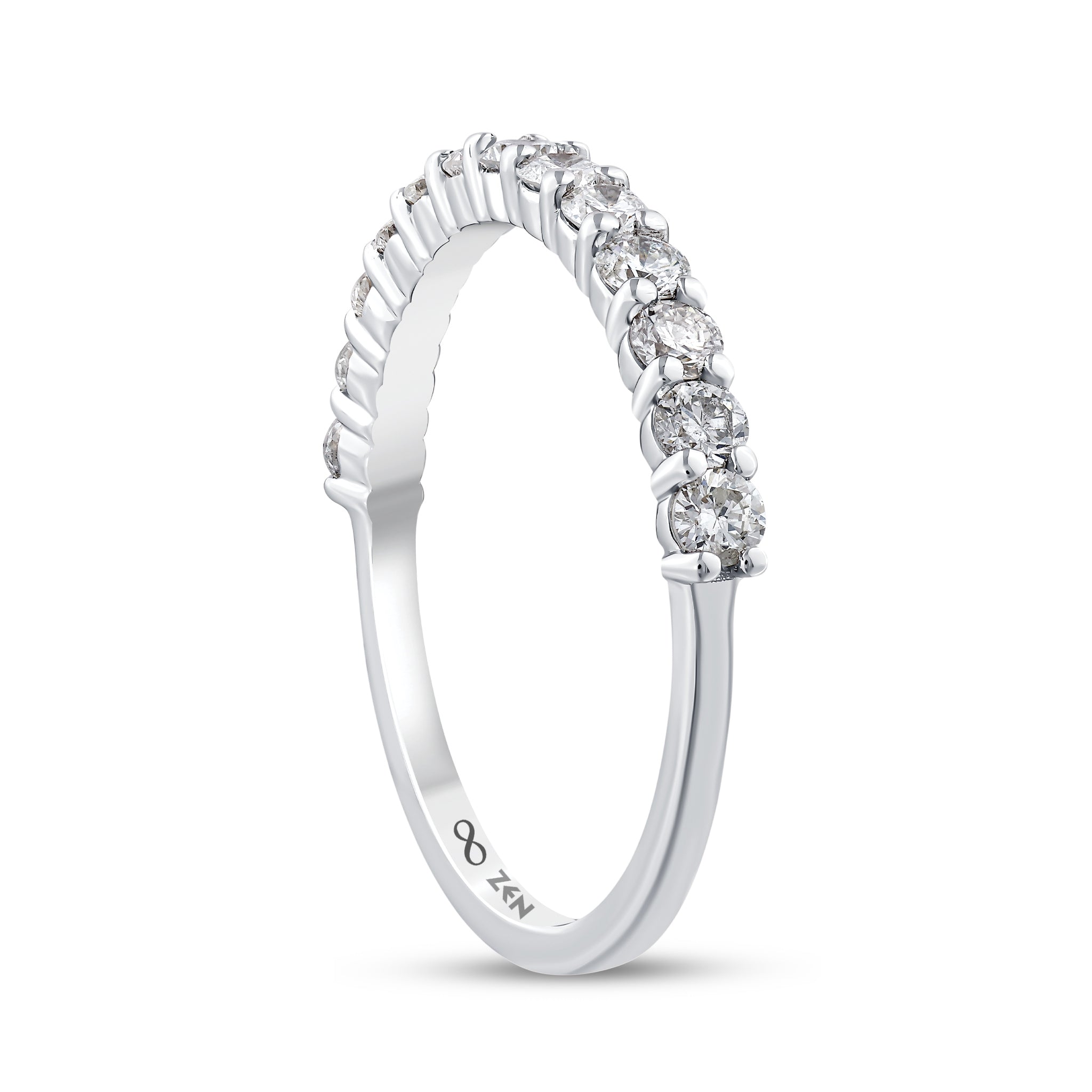Diamond Half Eternity Ring