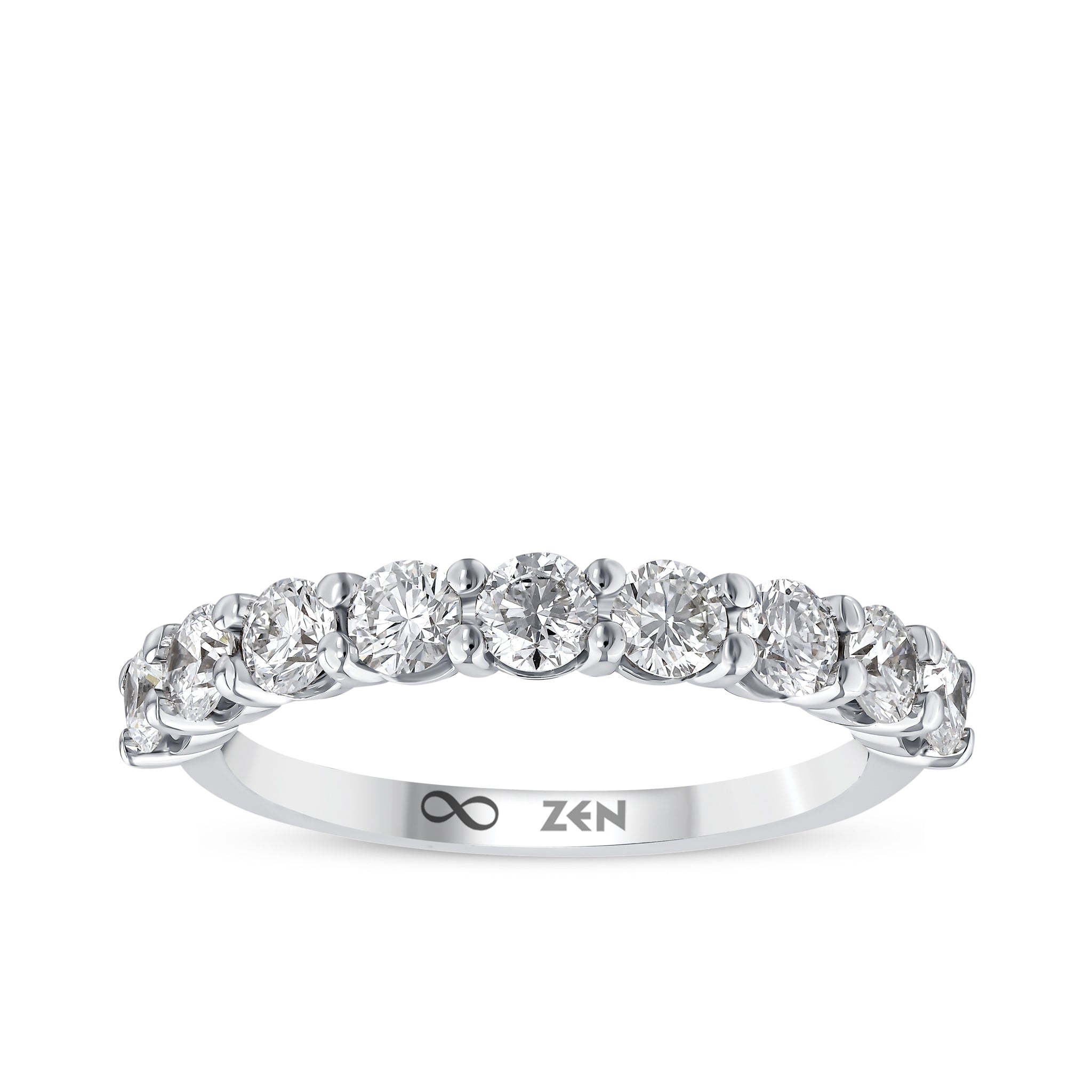 Diamond Half Eternity Ring