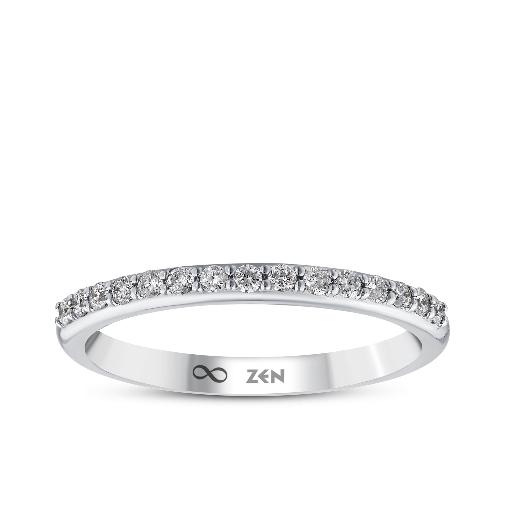 Diamond Half Eternity Ring