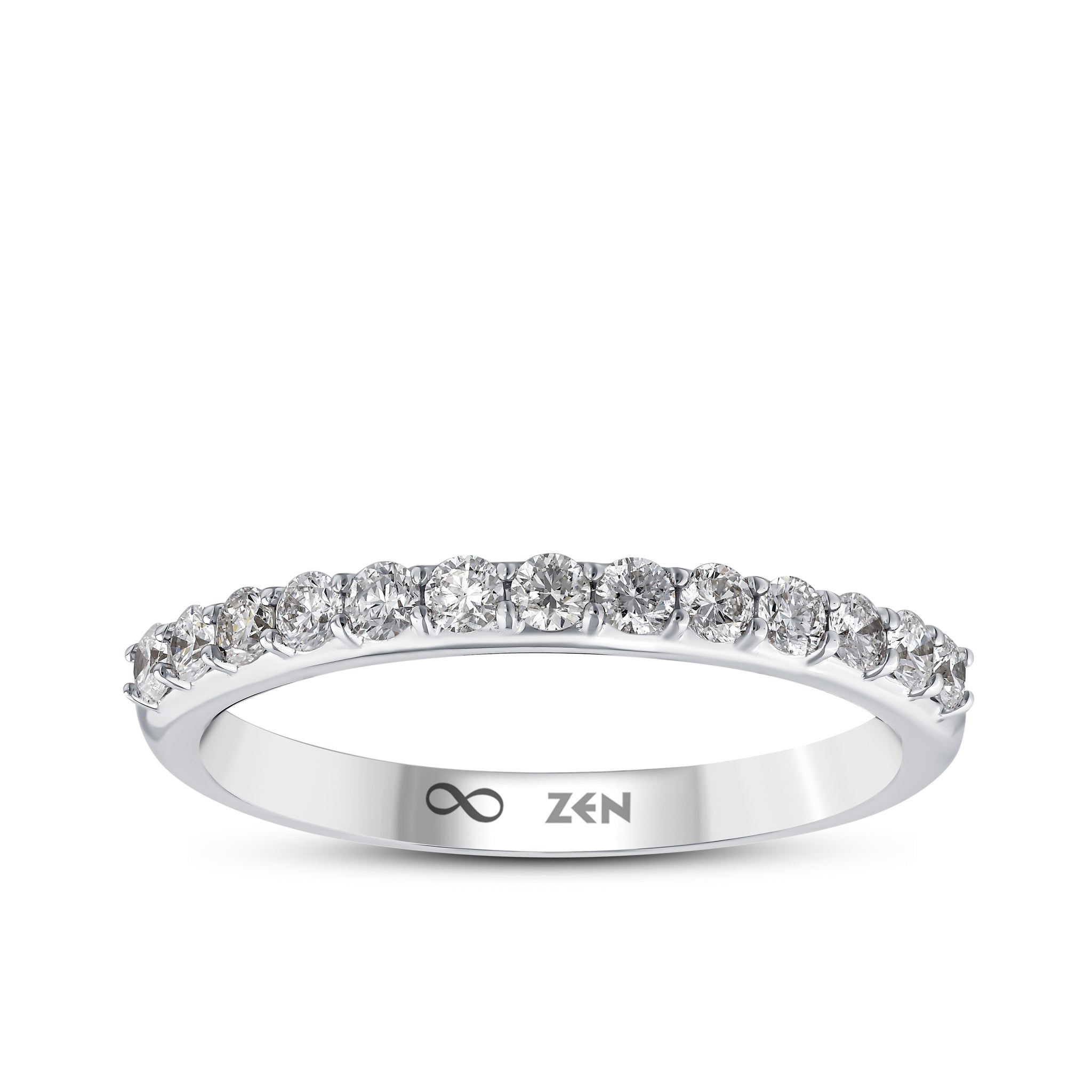 Diamond Half Eternity Ring