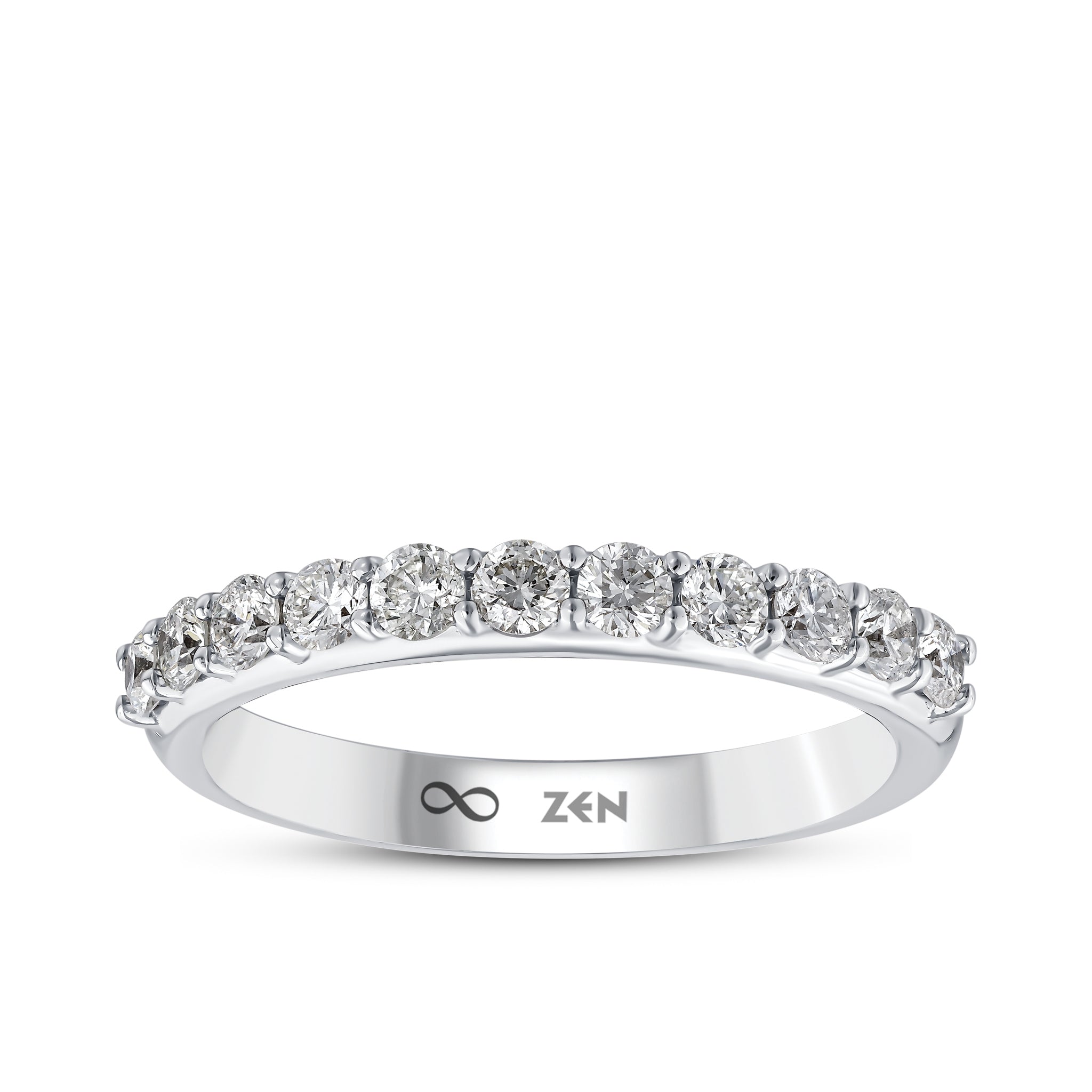 Diamond Half Eternity Ring