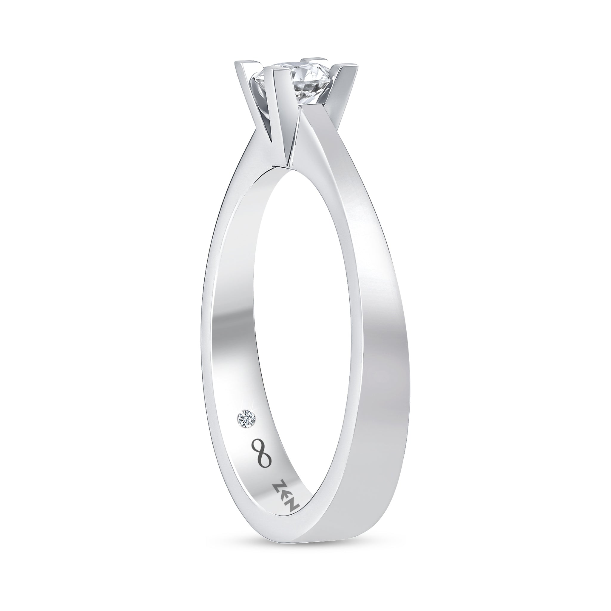 Diamond Solitaire Engagement Ring