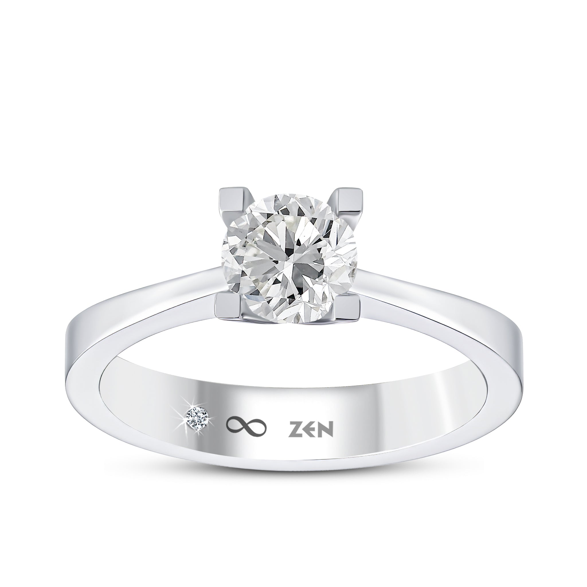 Diamond Solitaire Engagement Ring