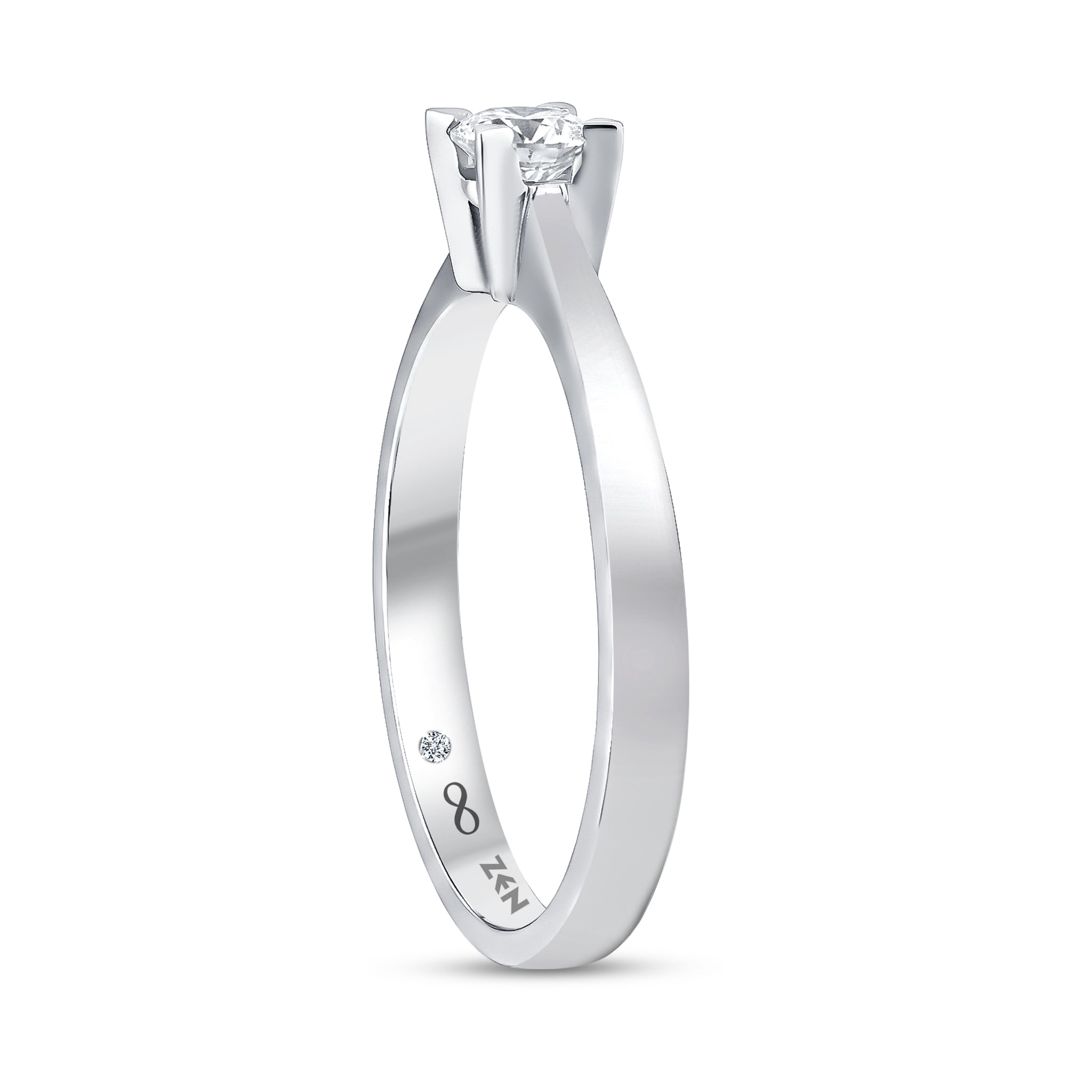 Diamond Solitaire Engagement Ring