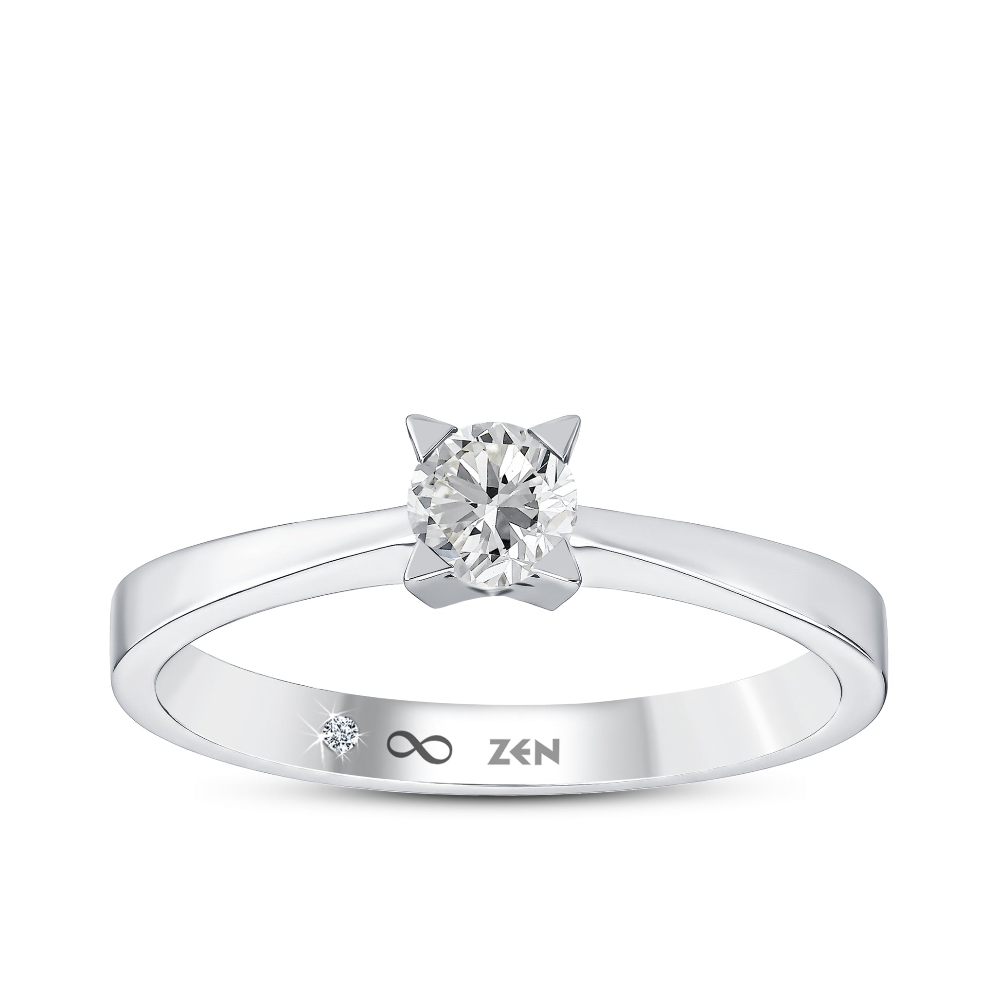 Diamond Solitaire Engagement Ring
