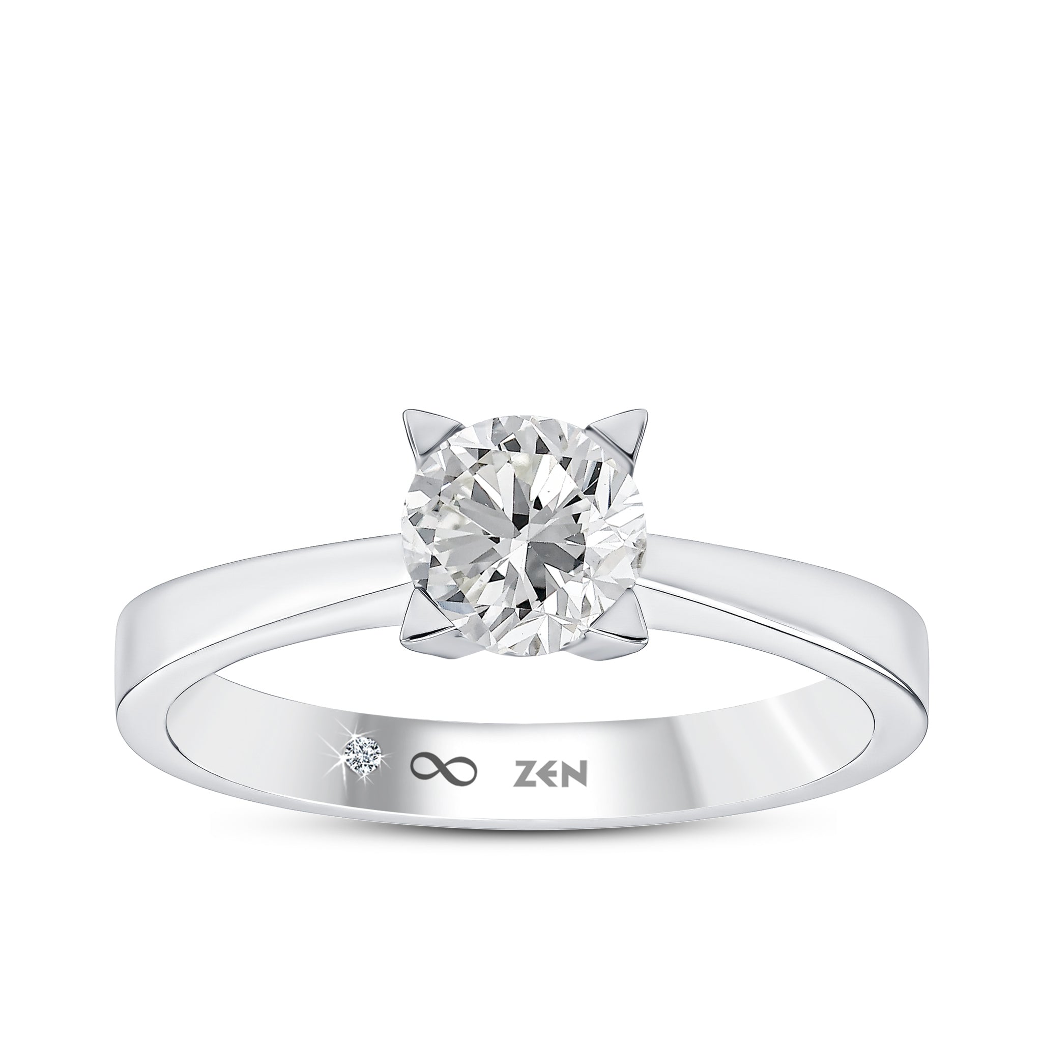 Diamond Solitaire Engagement Ring