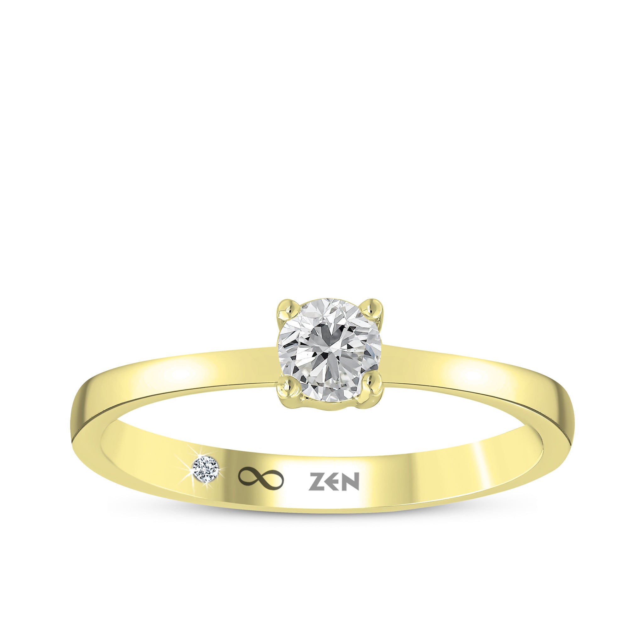 Diamond Solitaire Engagement Ring