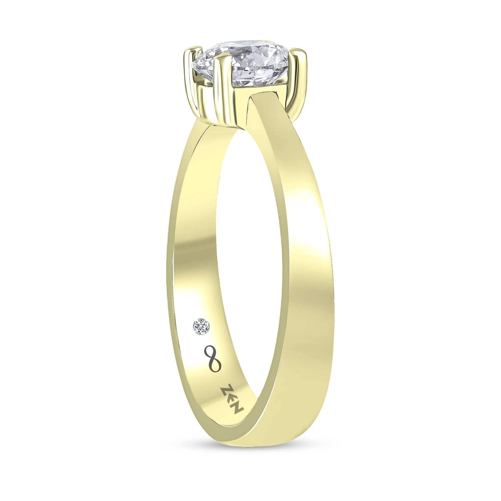 Diamond Solitaire Engagement Ring