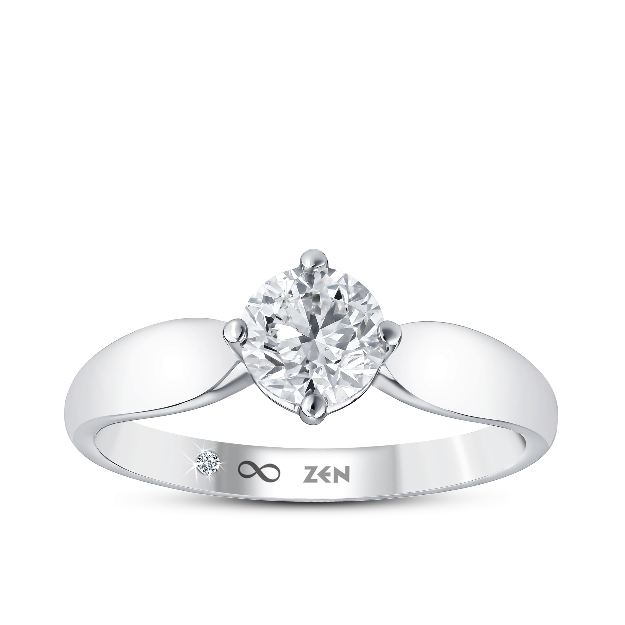 Diamond Solitaire Engagement Ring