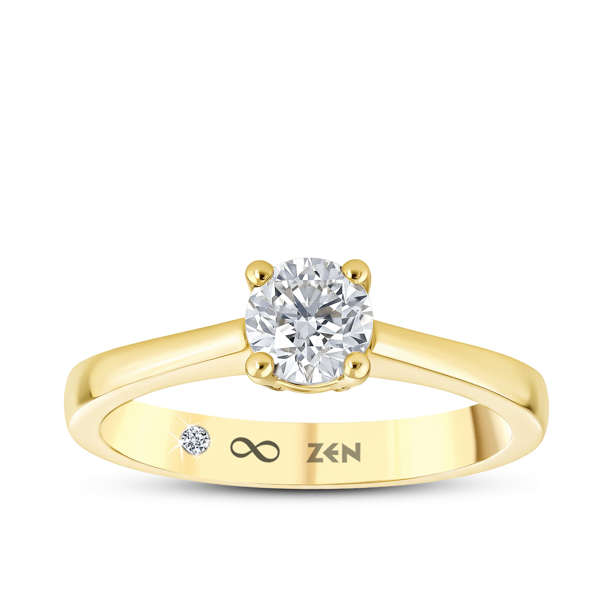 Diamond Solitaire Engagement Ring