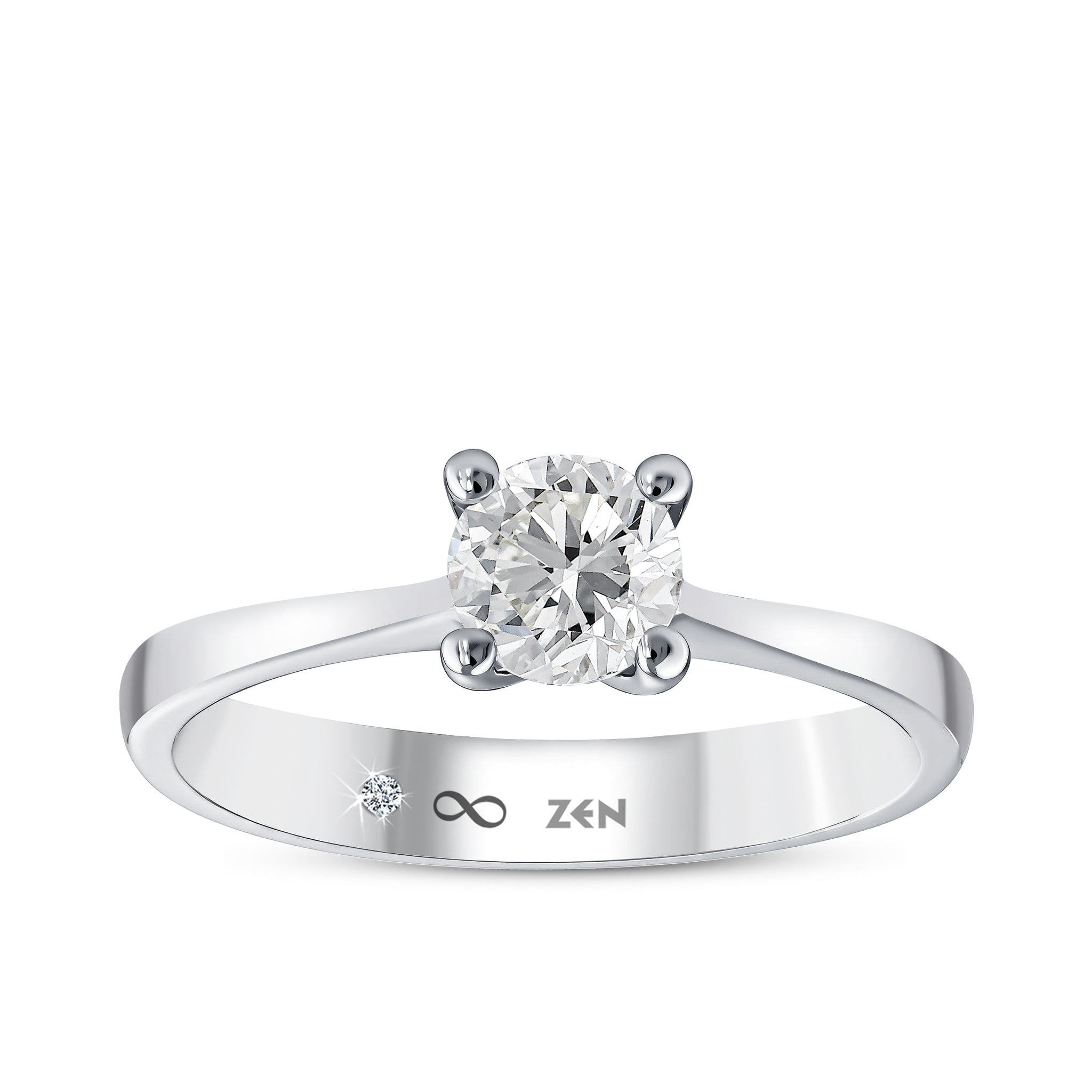 Diamond Solitaire Engagement Ring