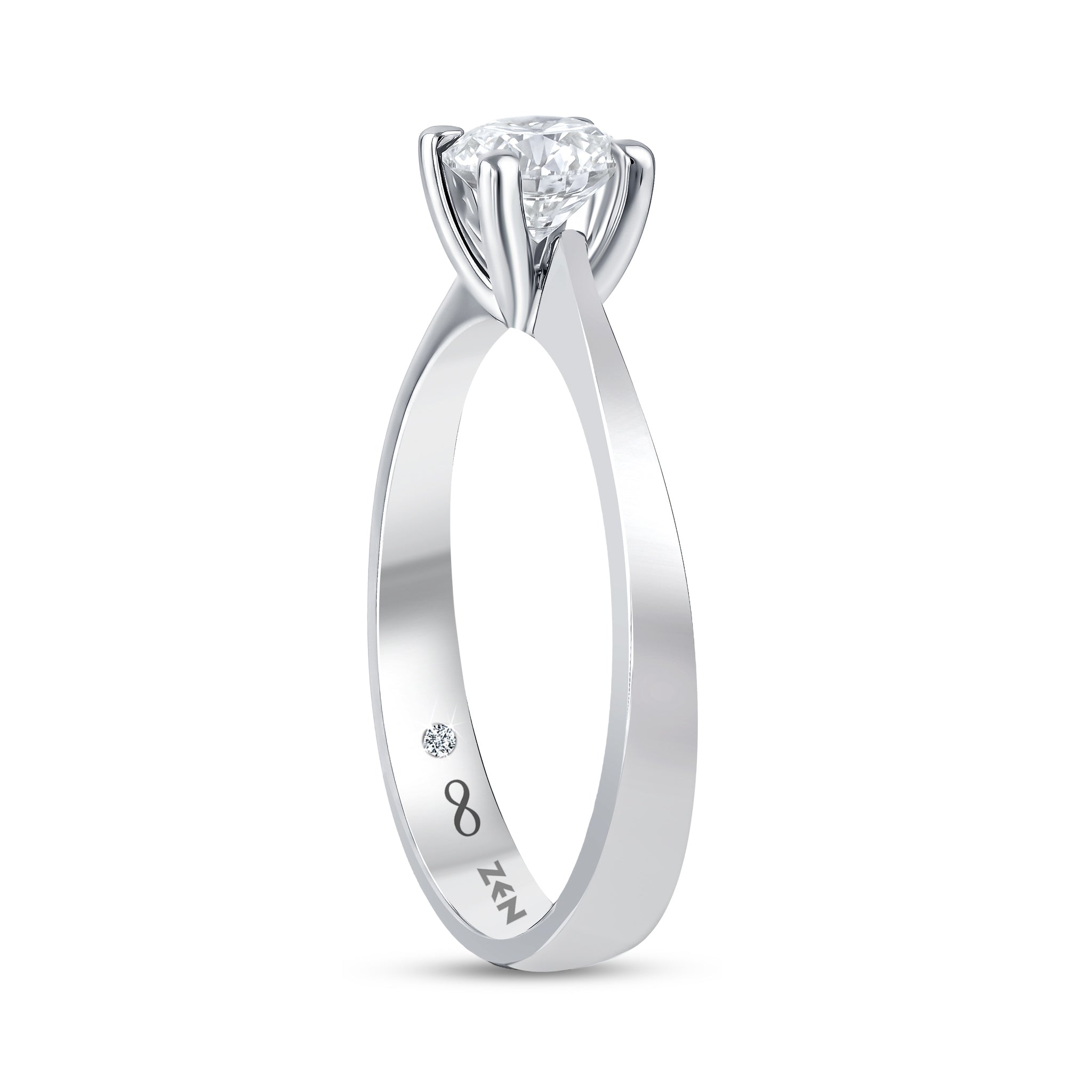 Diamond Solitaire Engagement Ring