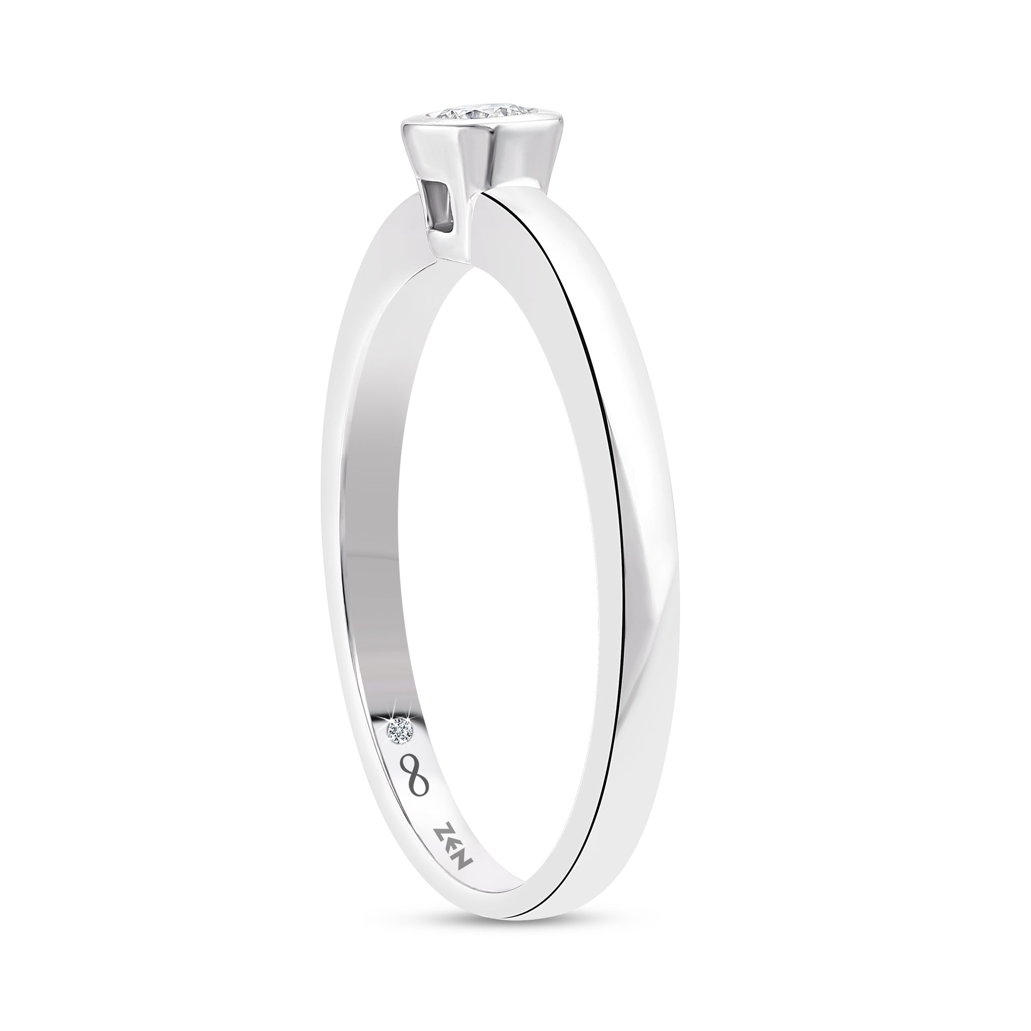 Solitaire Diamond Engagement Ring