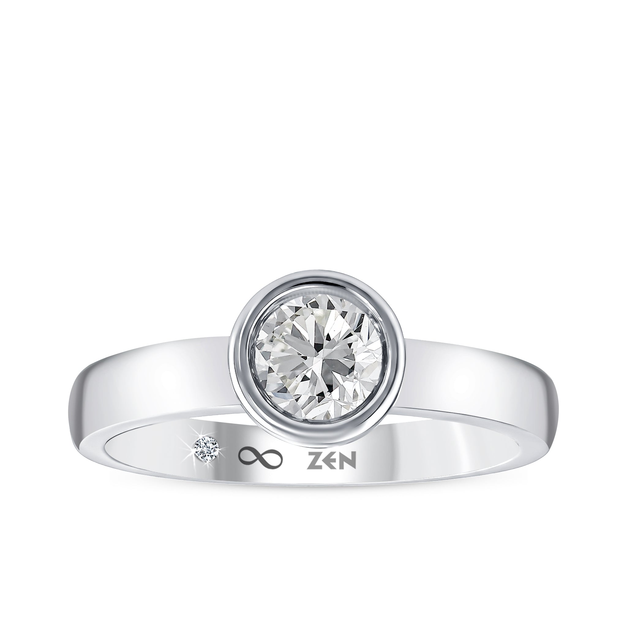Solitaire Diamond Engagement Ring