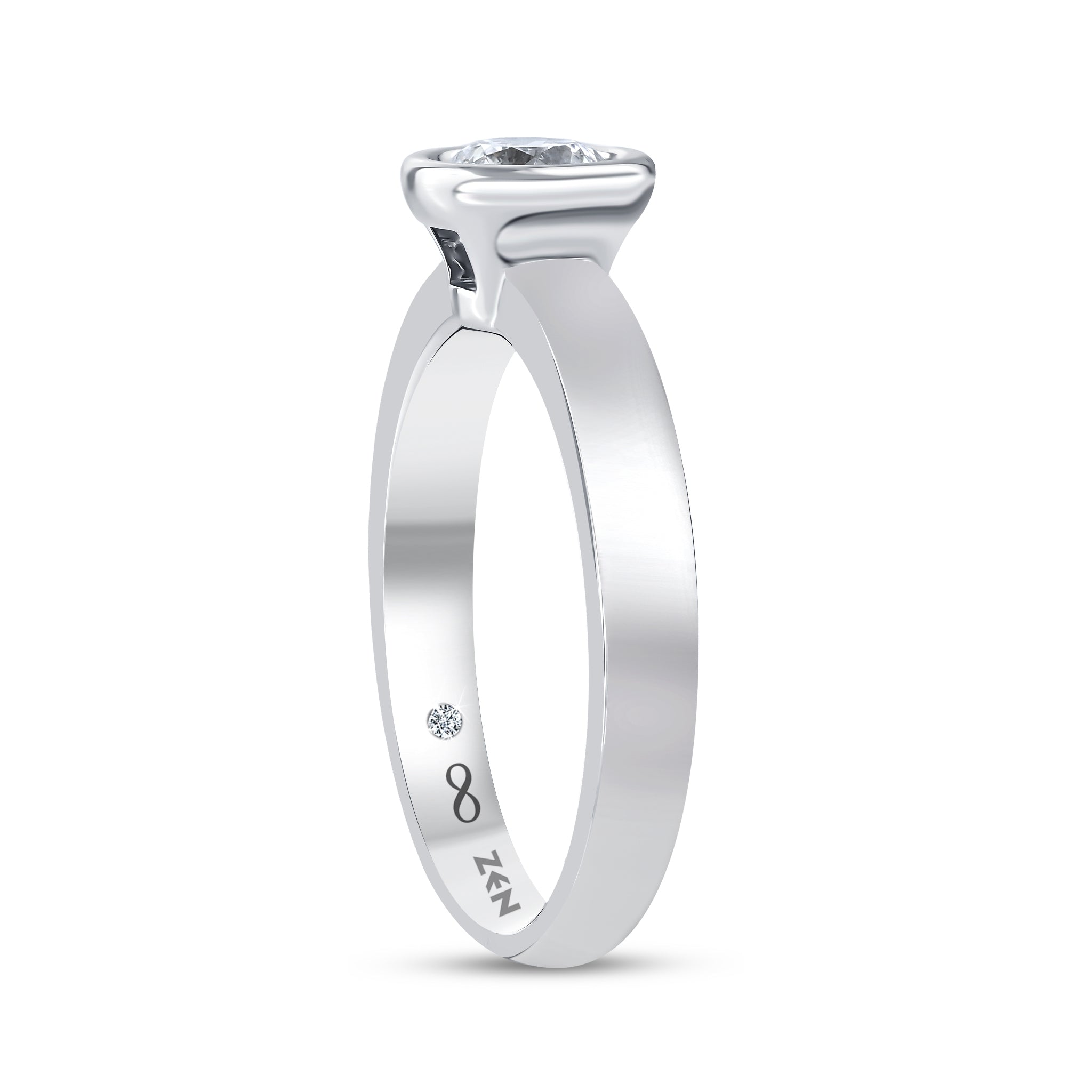 Solitaire Diamond Engagement Ring