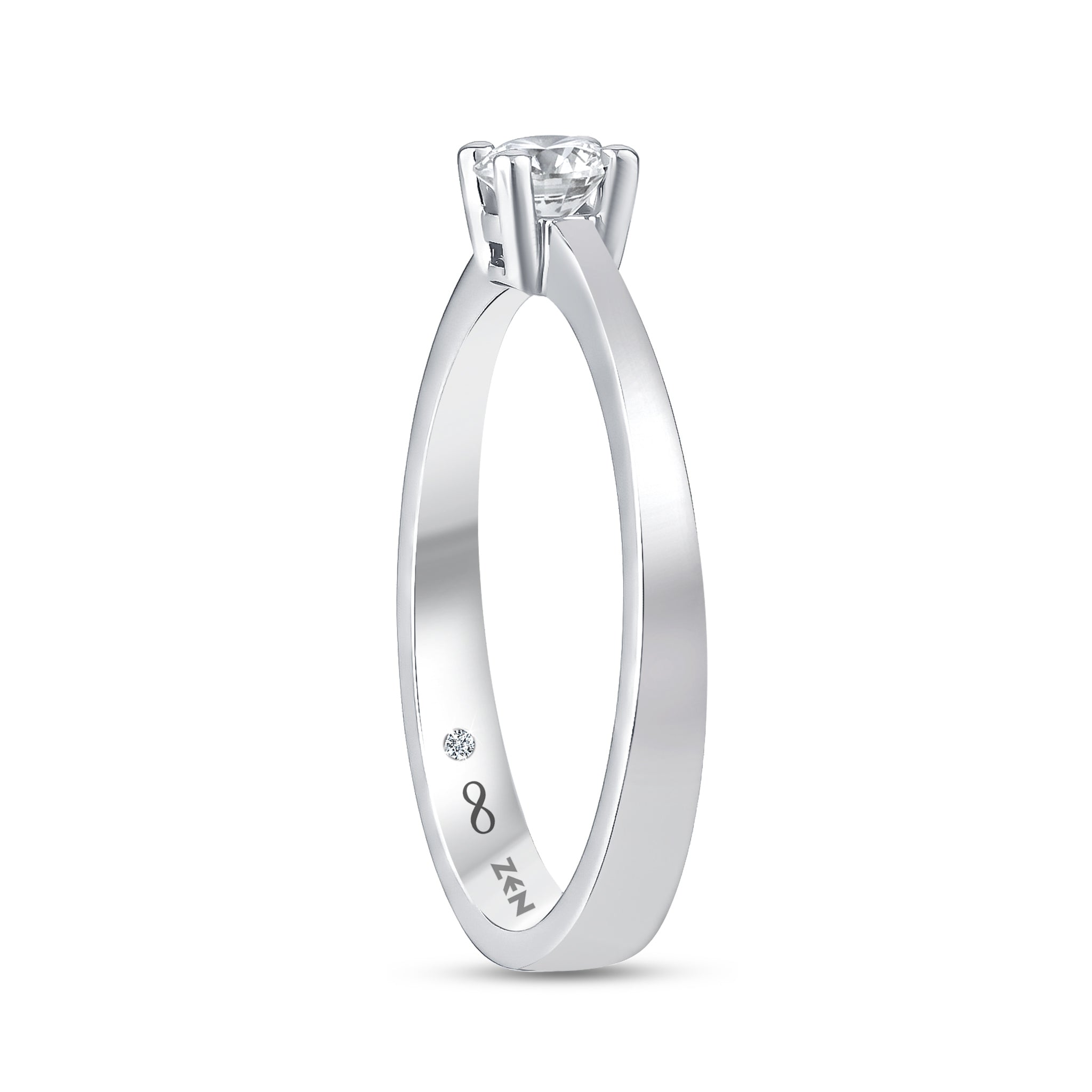 Diamond Solitaire Engagement Ring